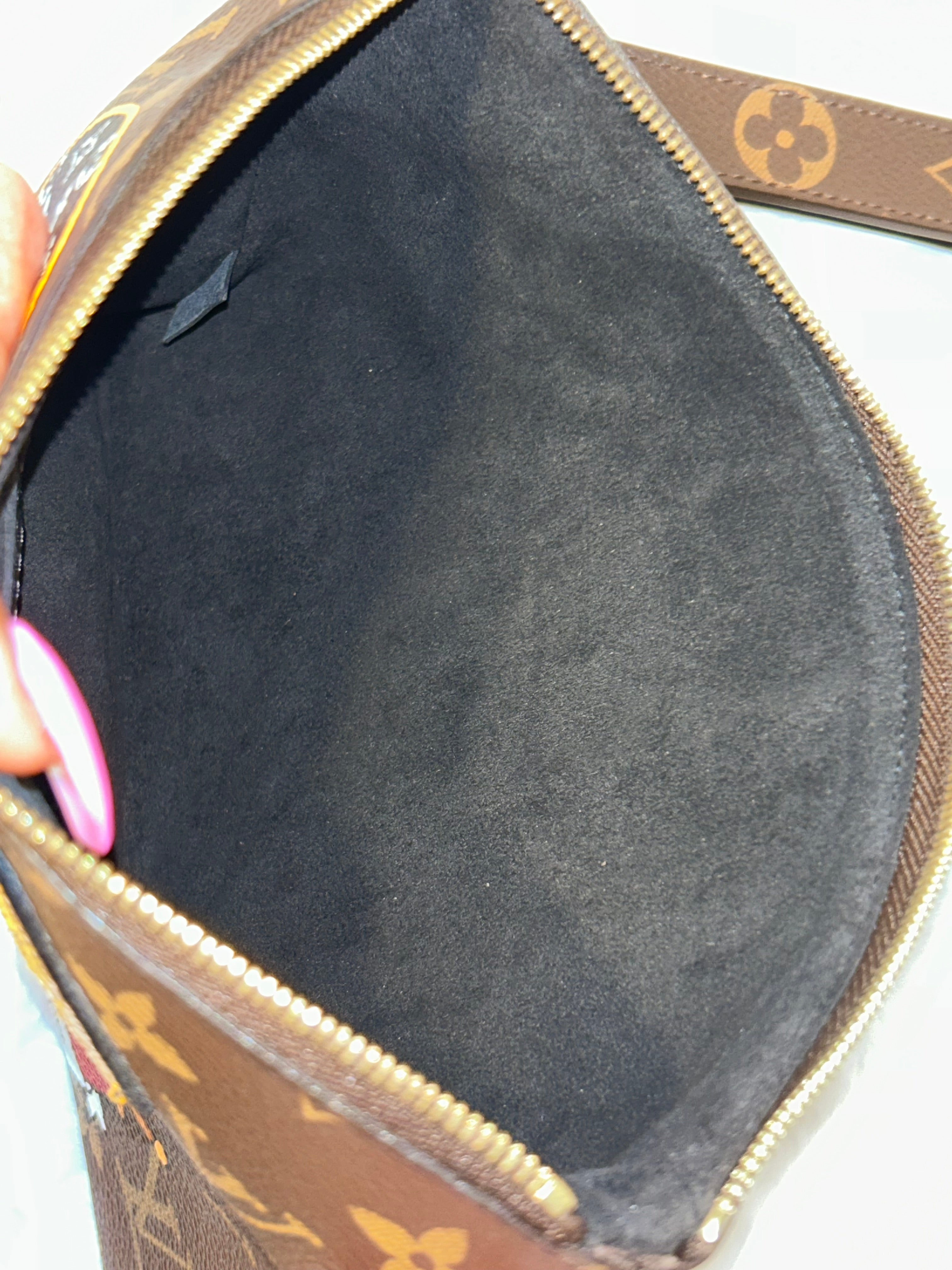 LV Limited Edition Patches Pouch/Wristlet