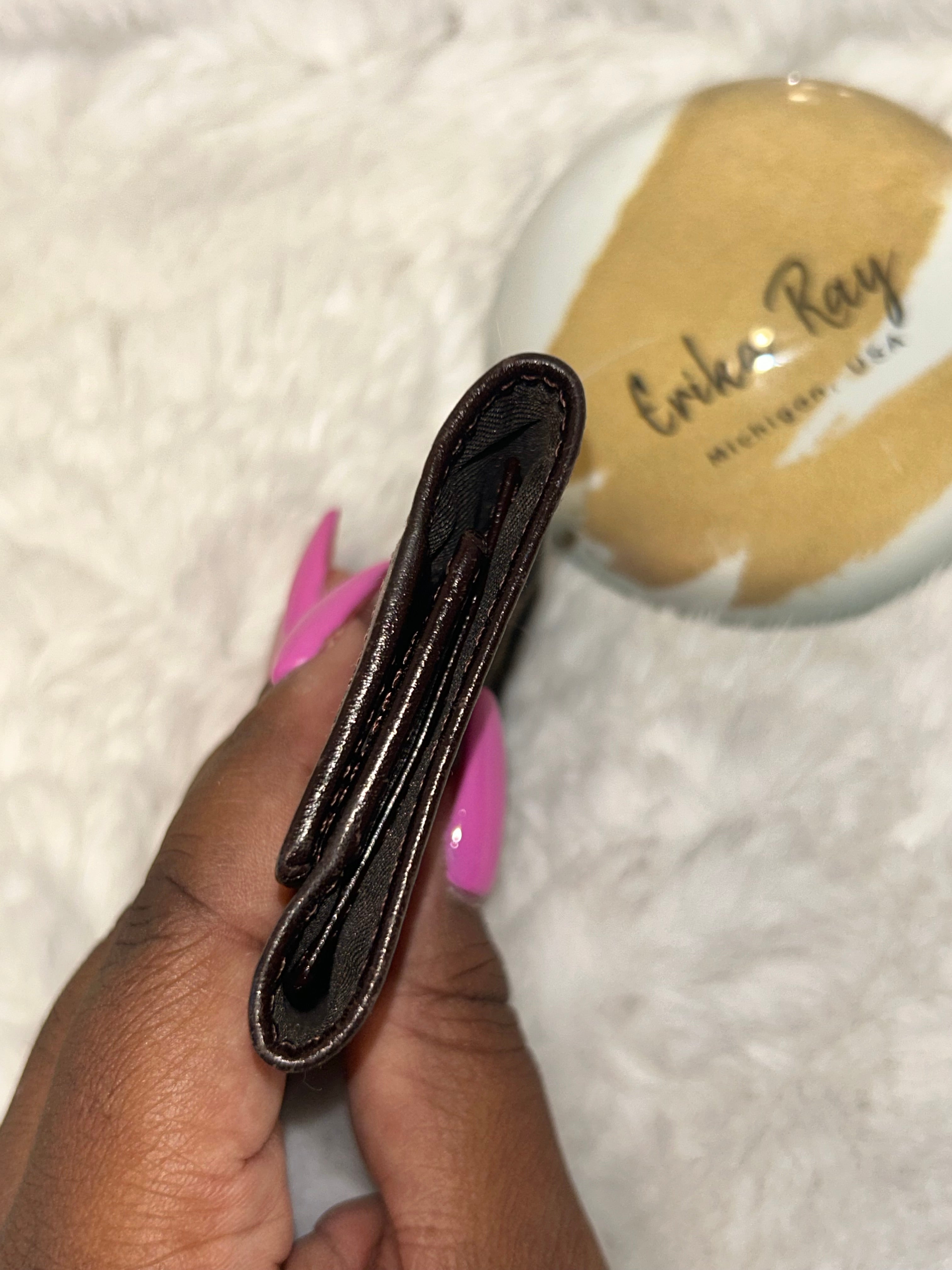 Fendi Zucca 8 Ring Key Holder