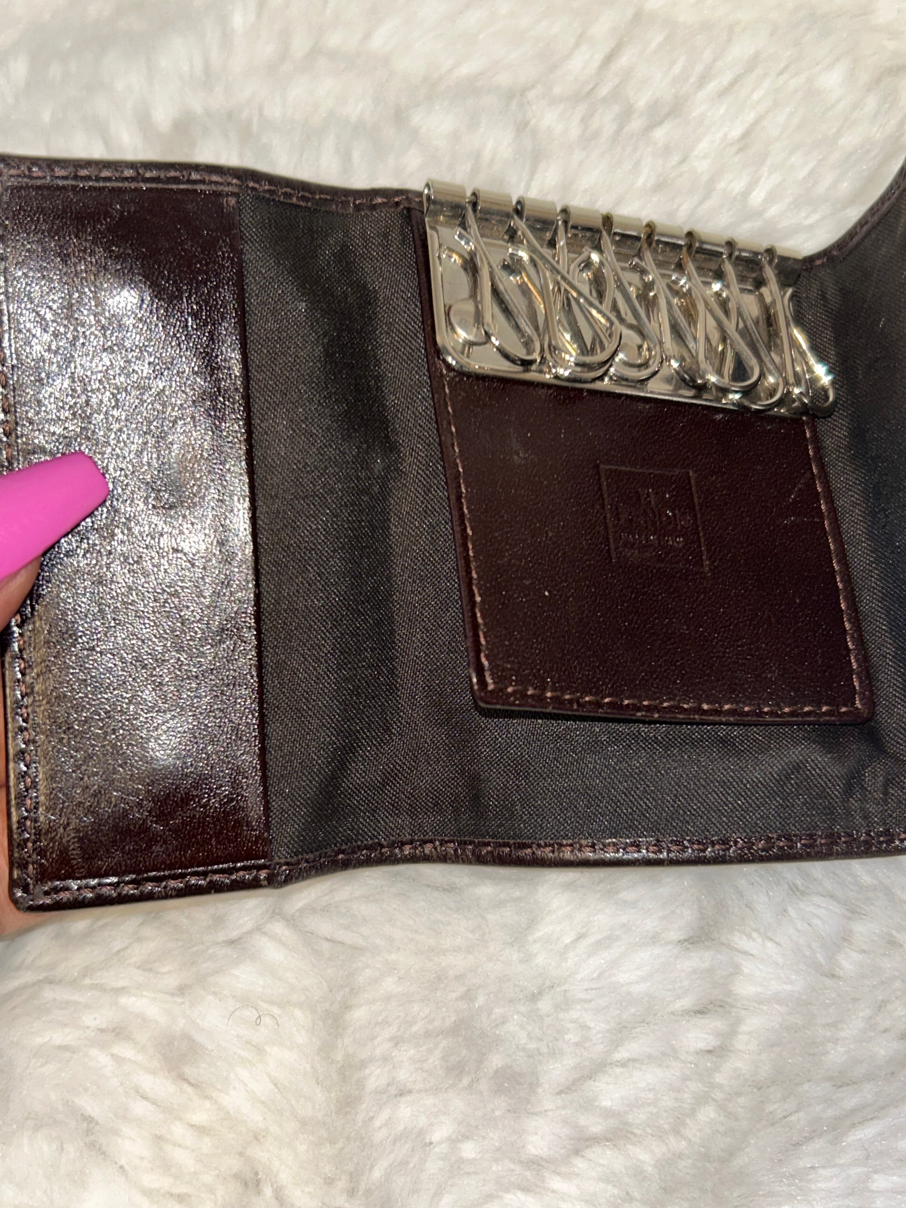 Fendi Zucca 8 Ring Key Holder