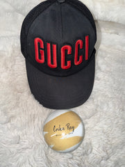 Gucci Logo Black Baseball Cap