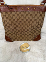 Gucci GG Canvas Nailhead Bag