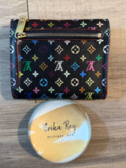 Louis Vuitton Black Multicolor Portefeuille Koala Wallet