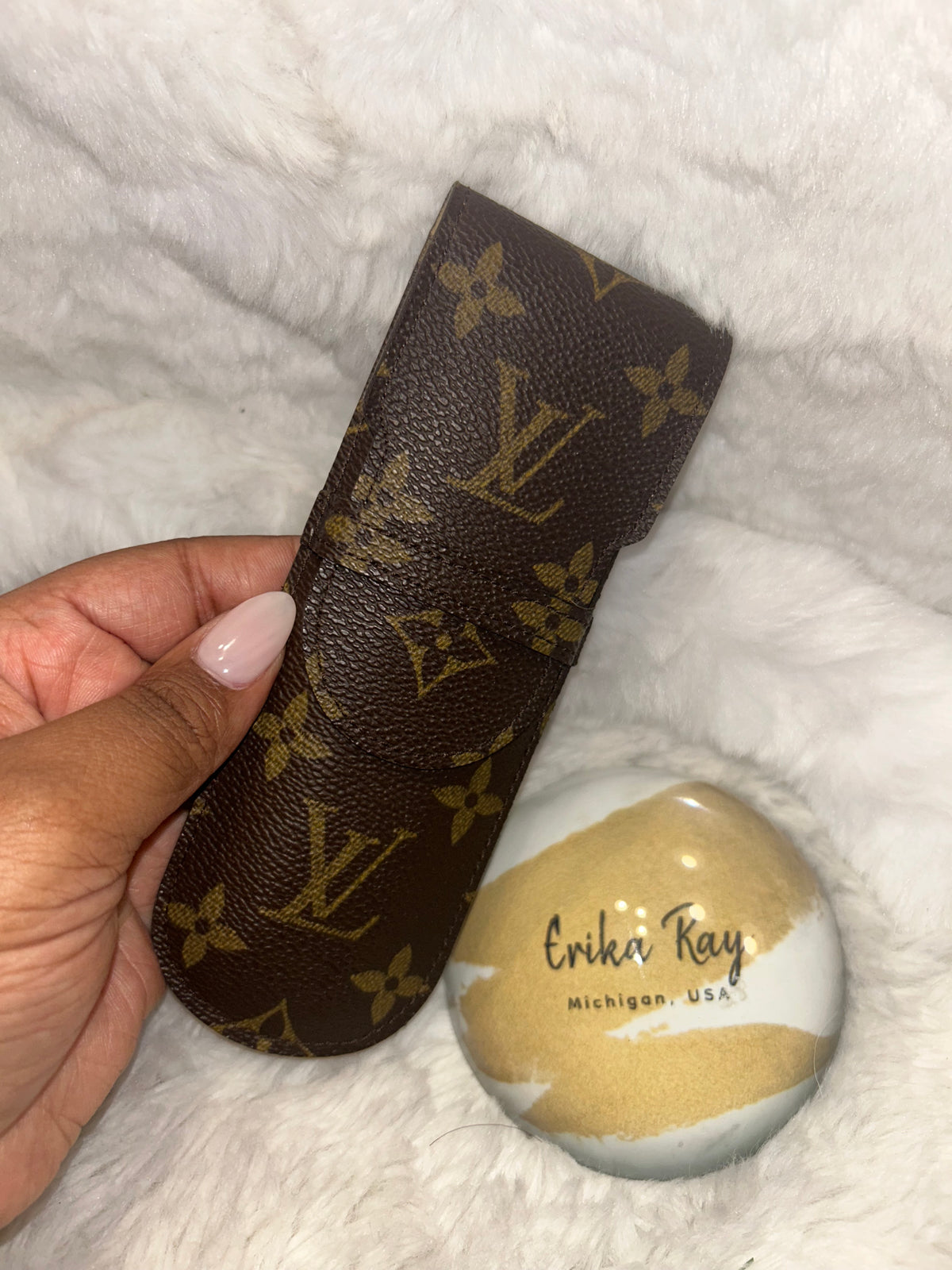 LV Monogram Pen/Comb Case