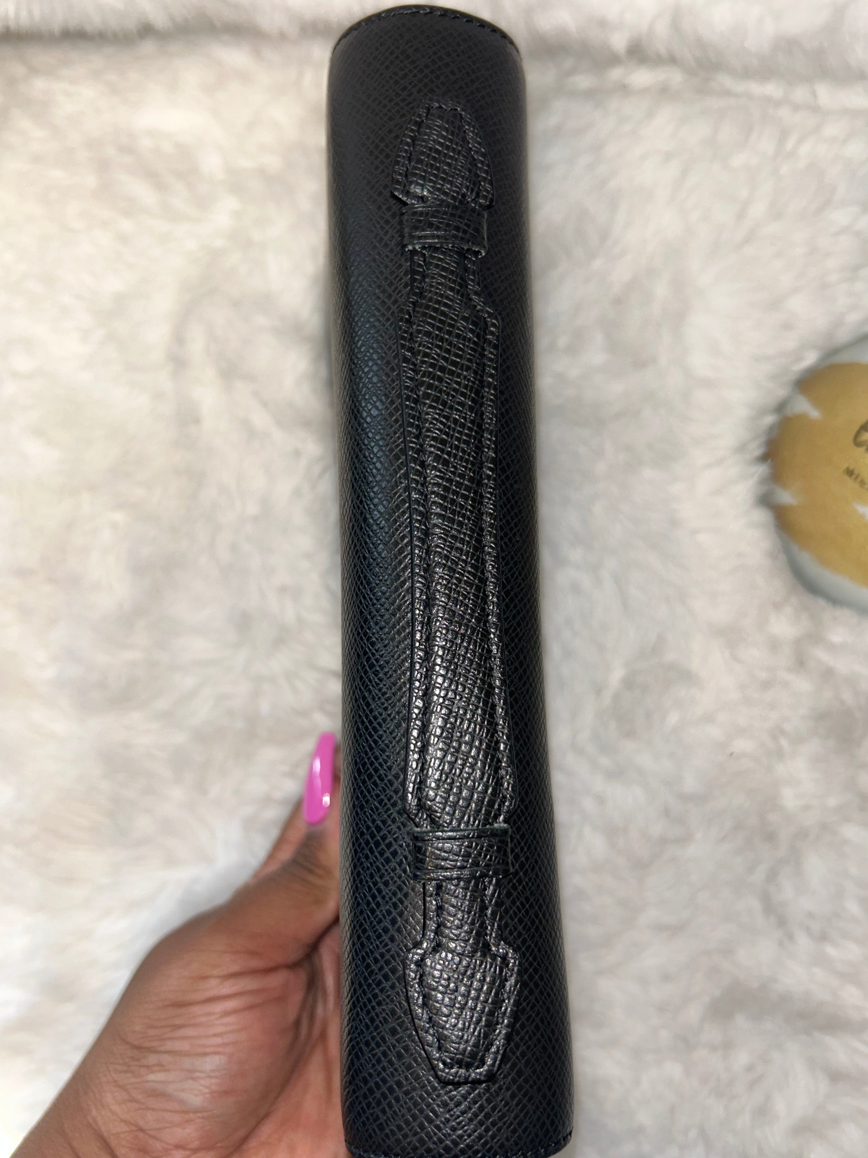 LV Black Taiga Organizer Wallet