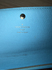 LV Damier Ebene Christmas Animation Penguin Sarah Wallet
