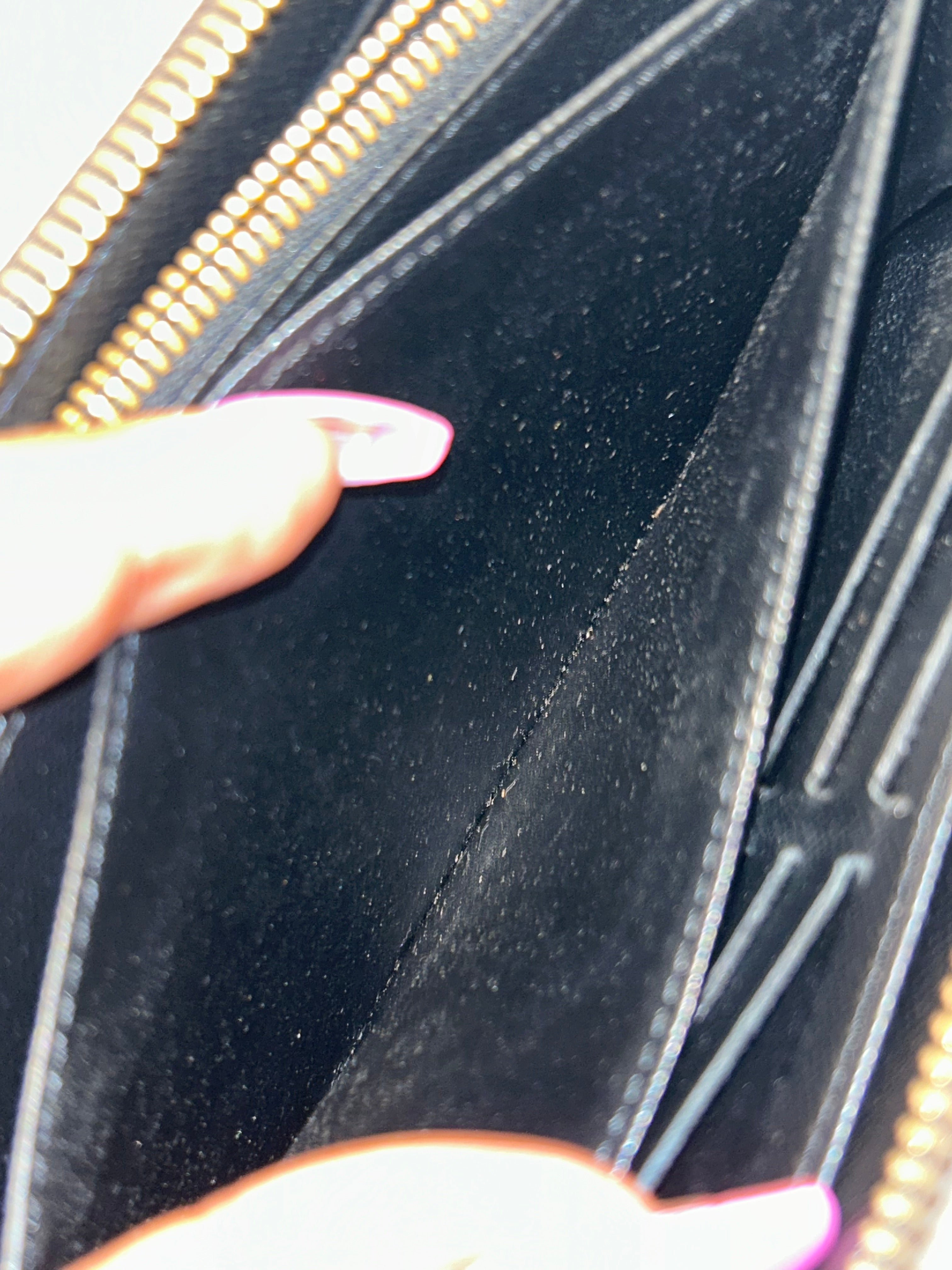 LV Reverse Giant Monogram Zippy Wallet