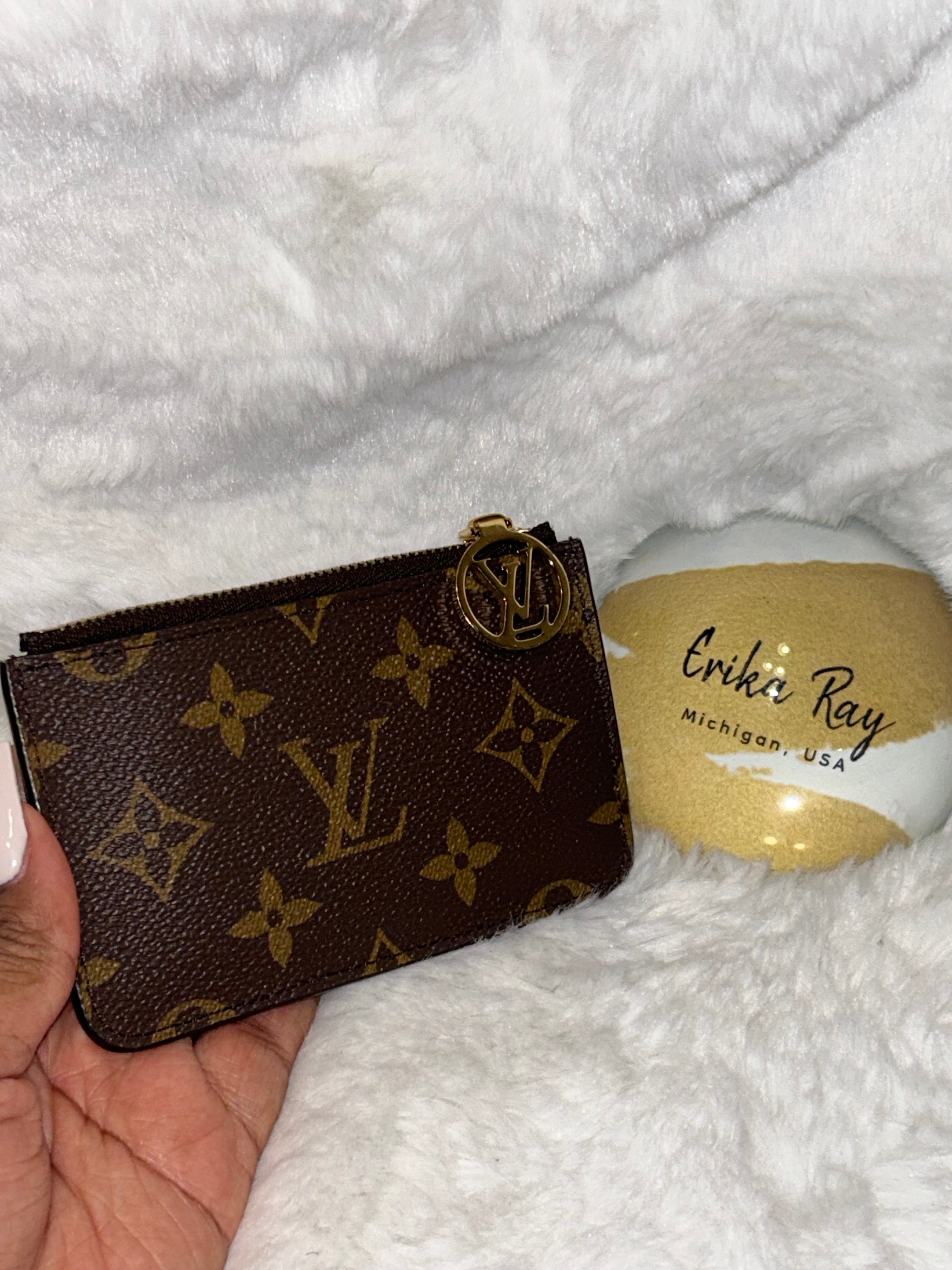 LV Monogram Romy Card Holder