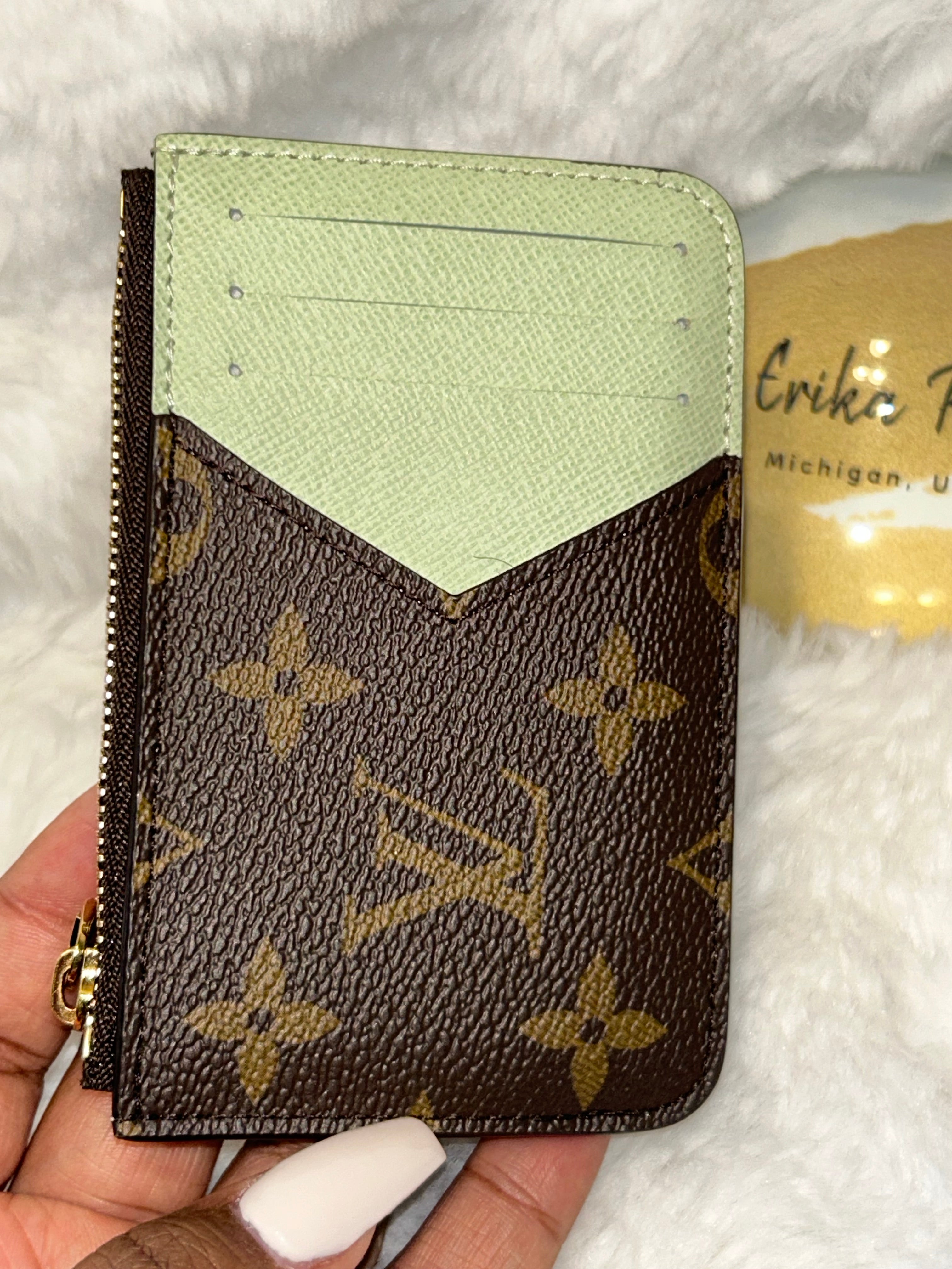 LV Monogram Romy Card Holder