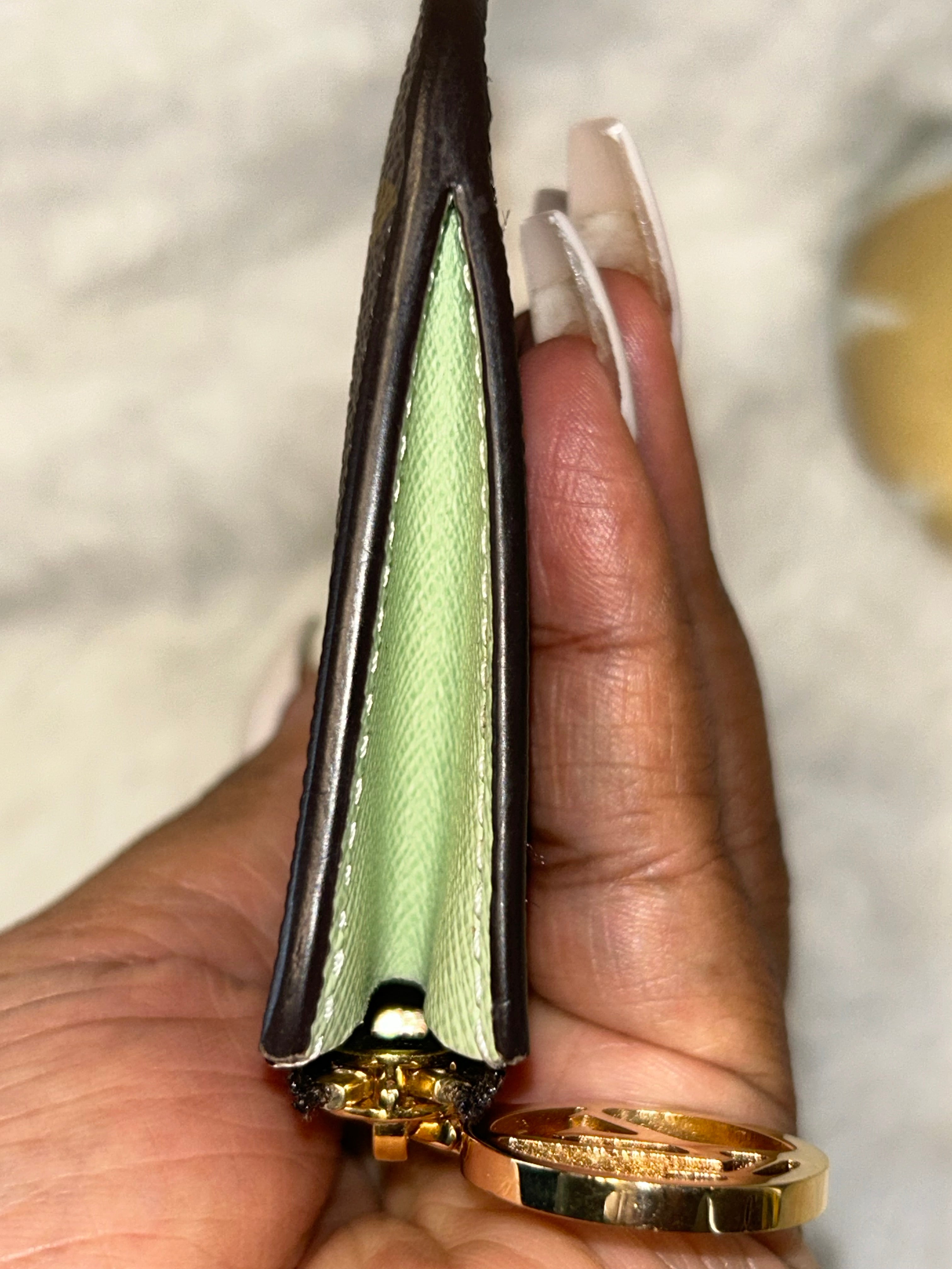 LV Monogram Romy Card Holder