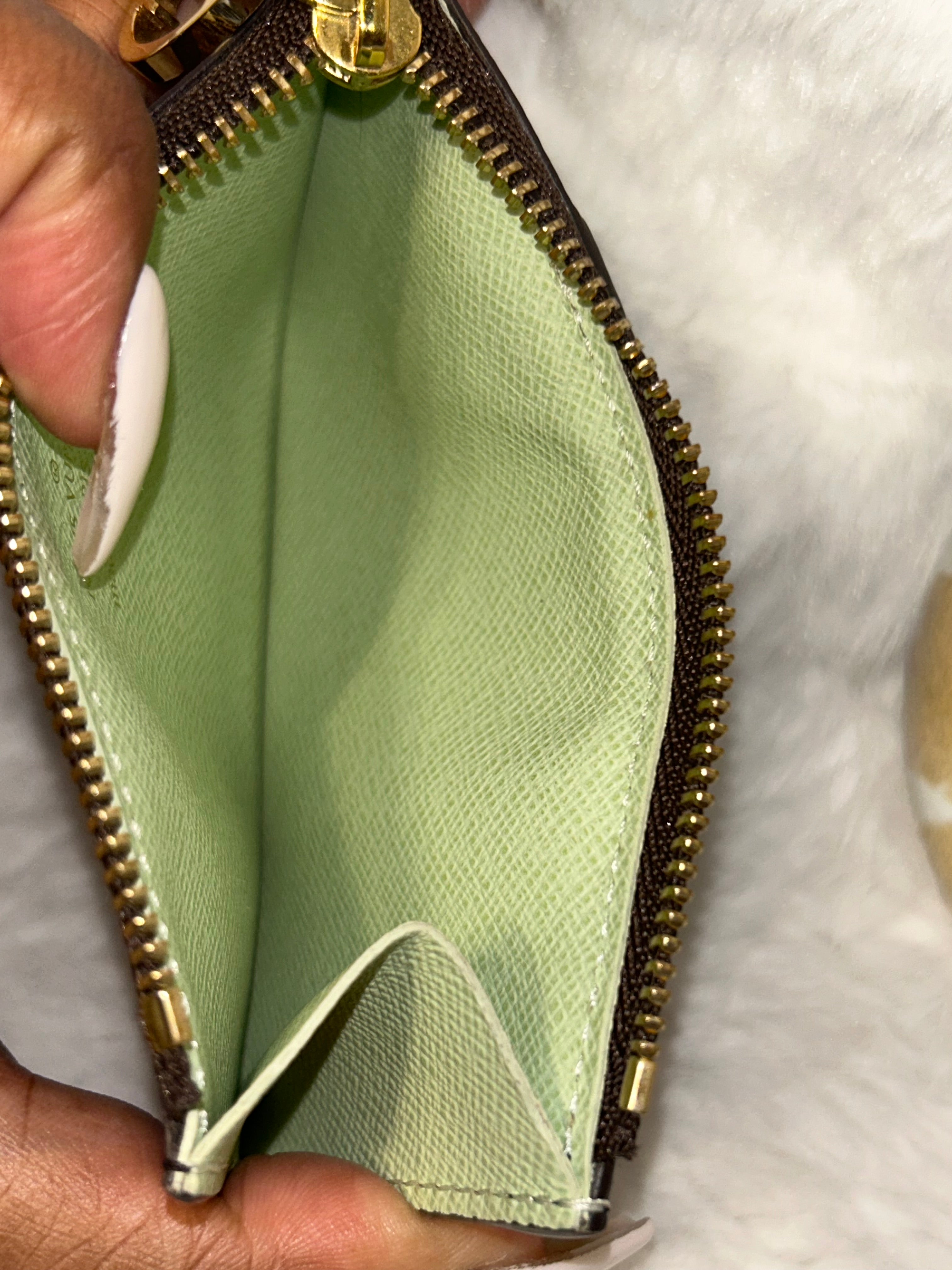LV Monogram Romy Card Holder