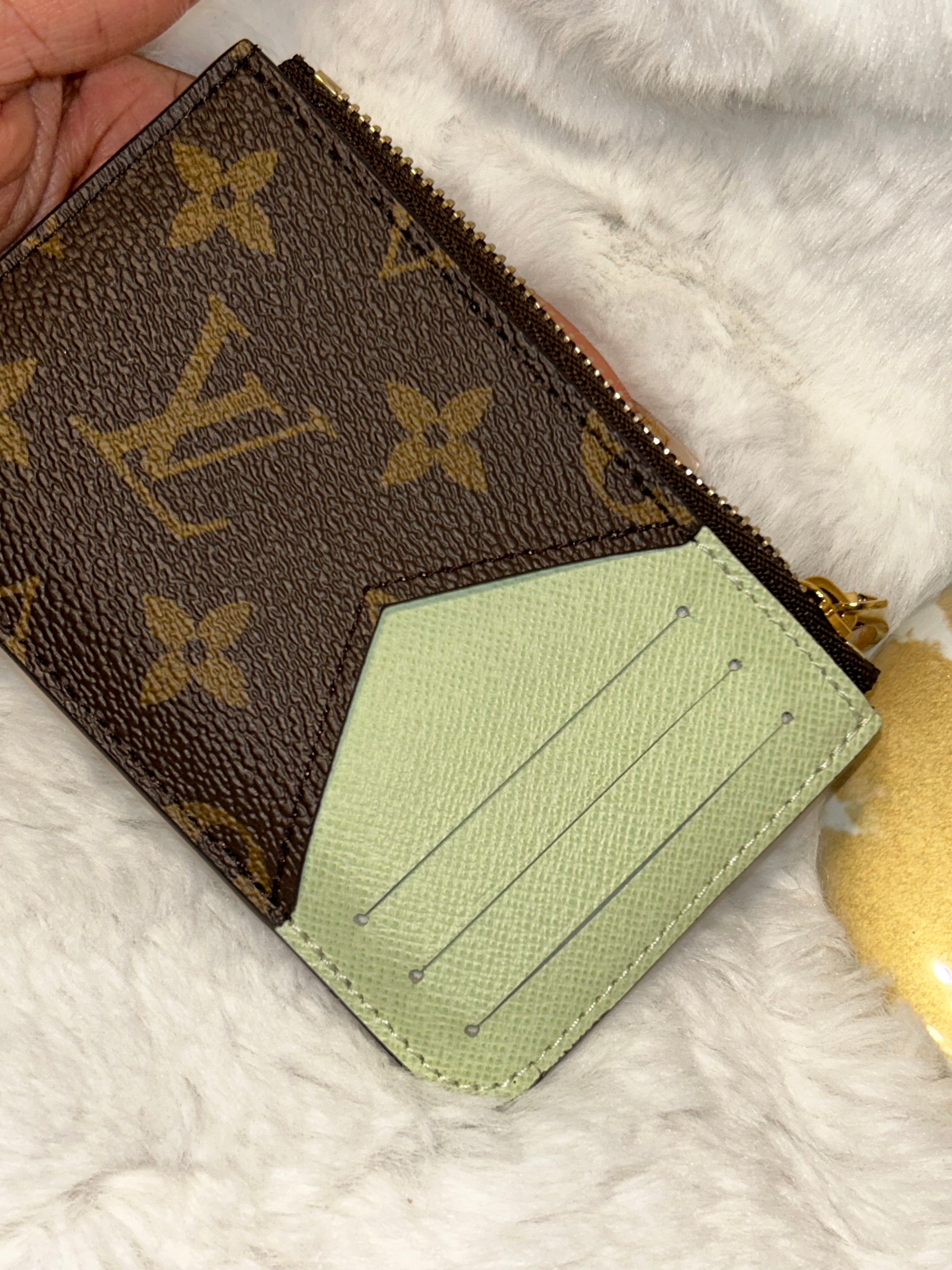 LV Monogram Romy Card Holder