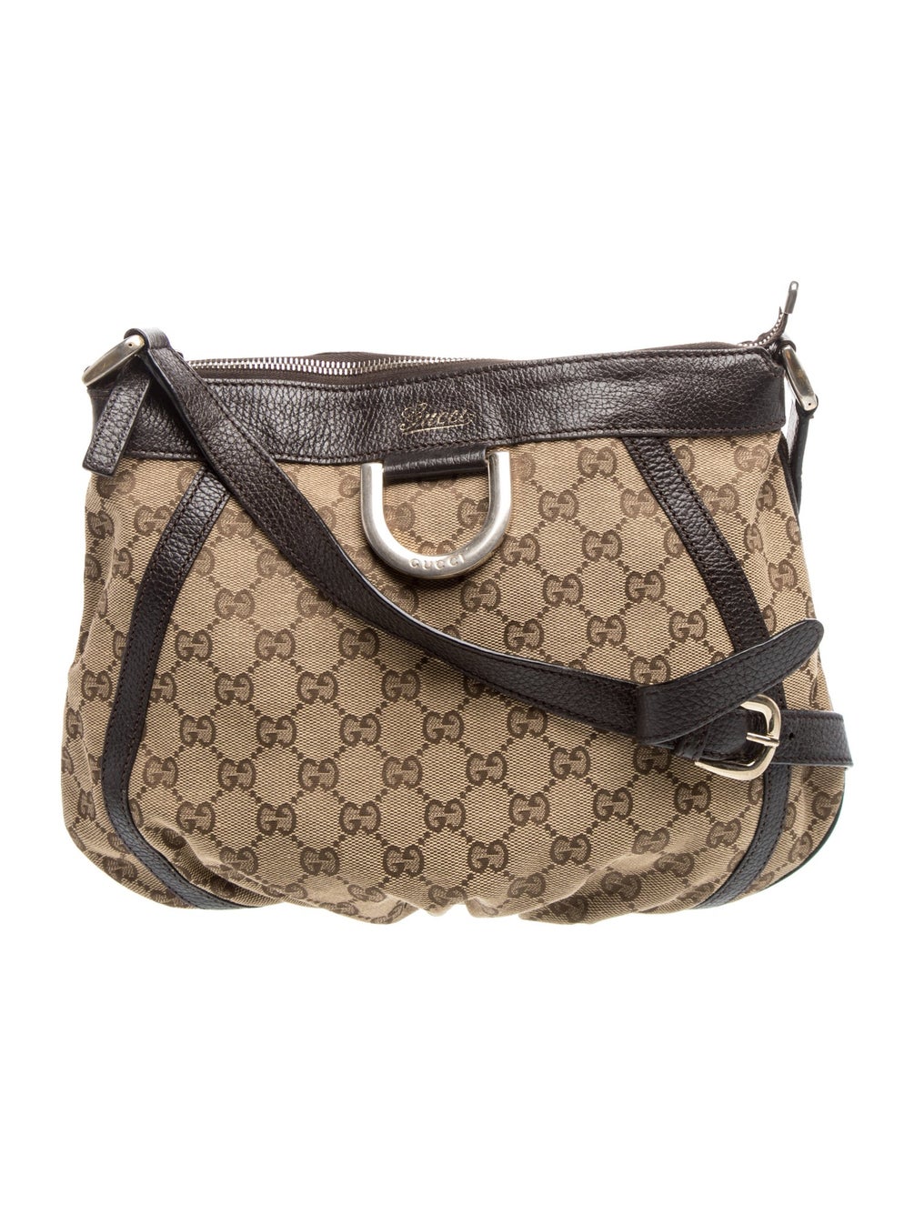 Gucci GG Canvas D Ring Crossbody Bag