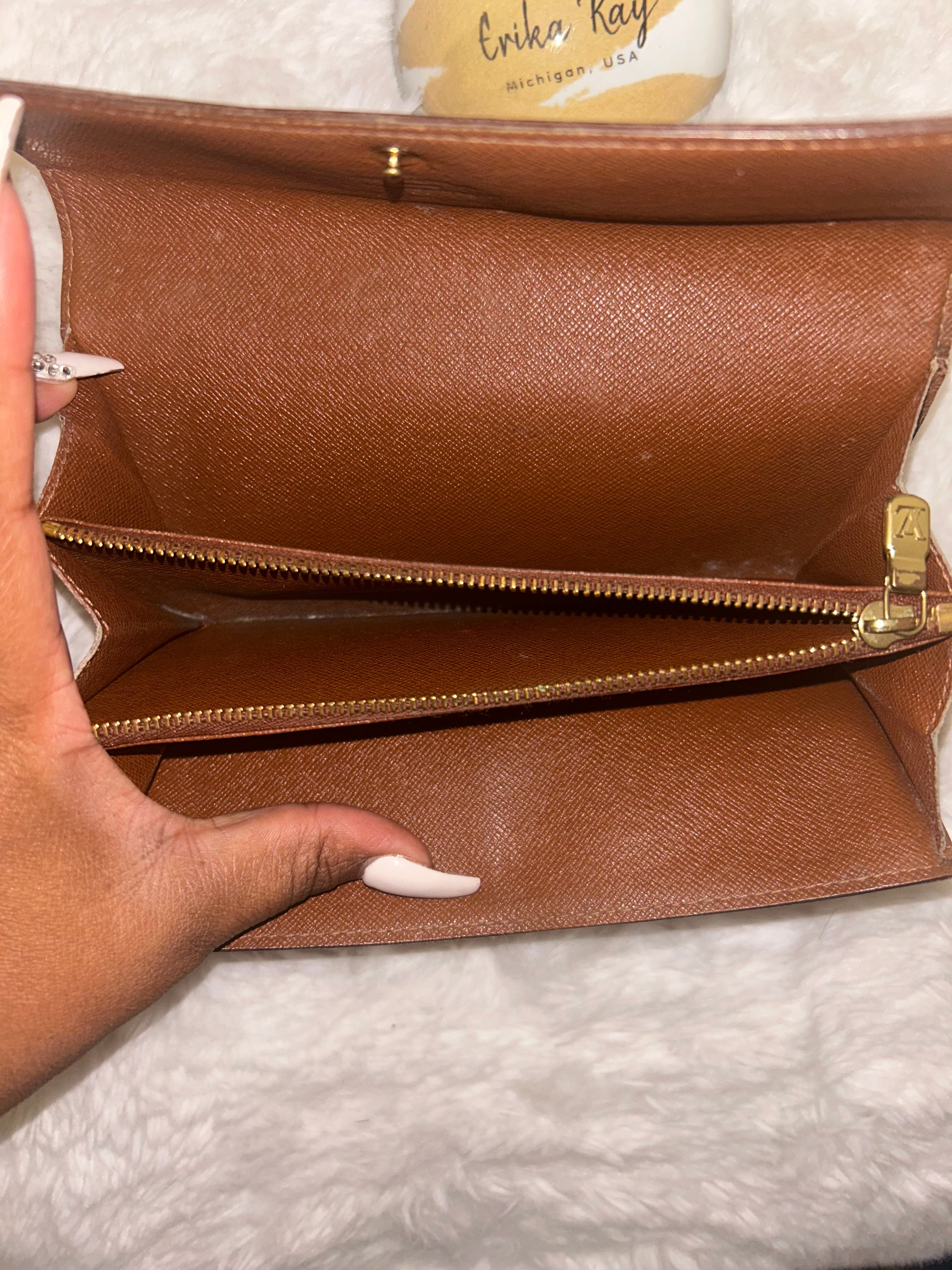 LV Monogram Sarah Wallet