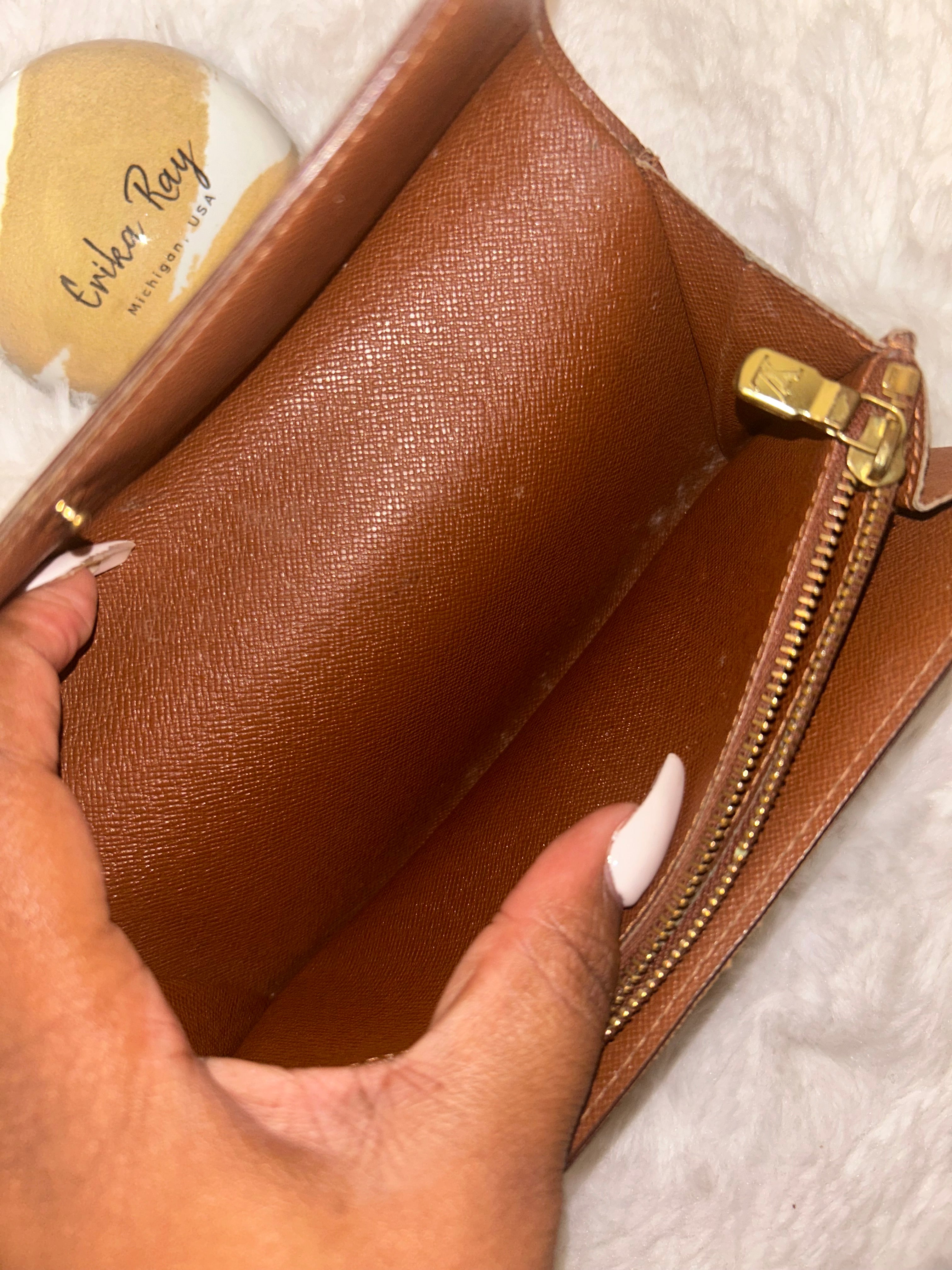 LV Monogram Sarah Wallet