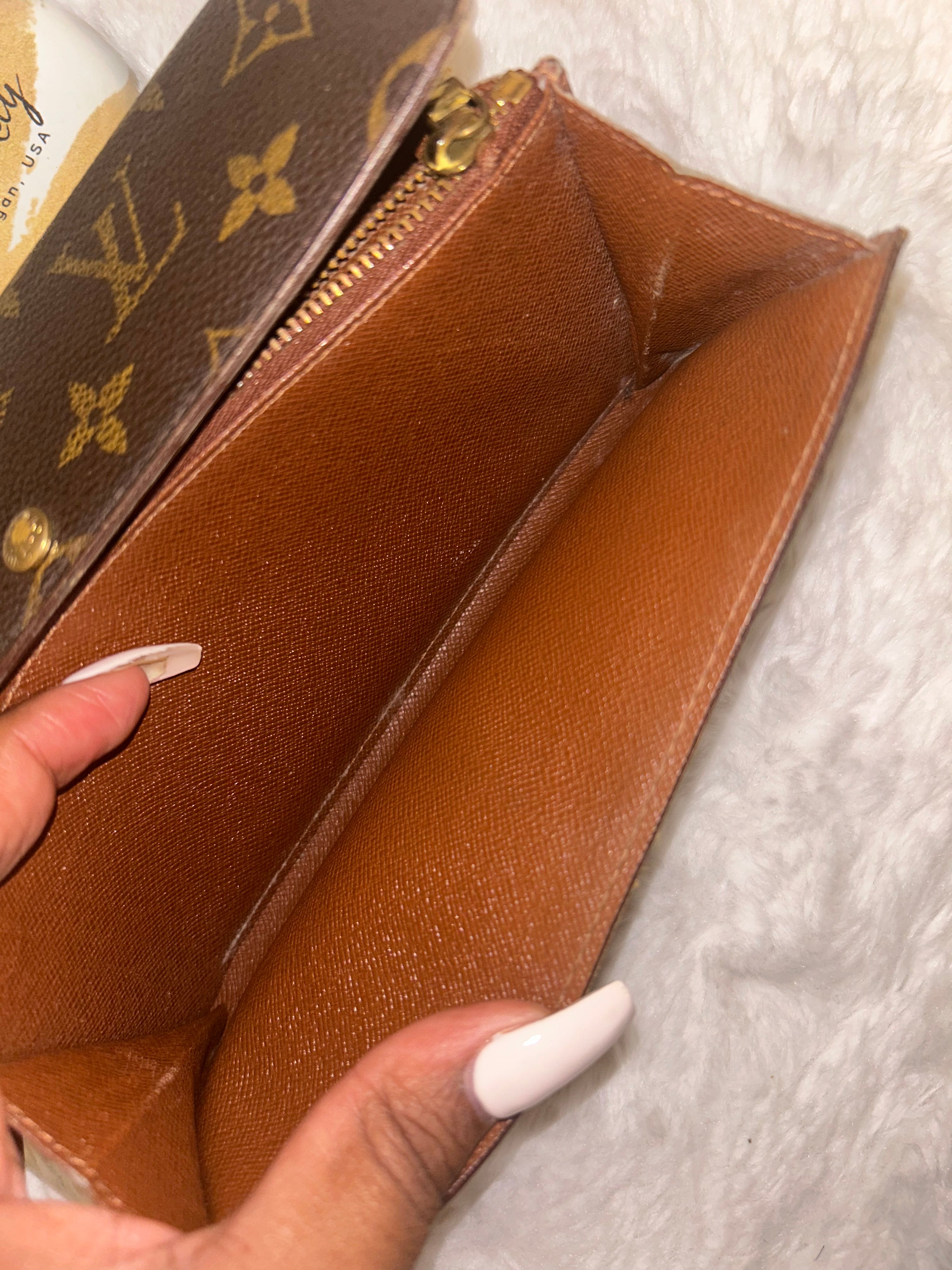 LV Monogram Sarah Wallet