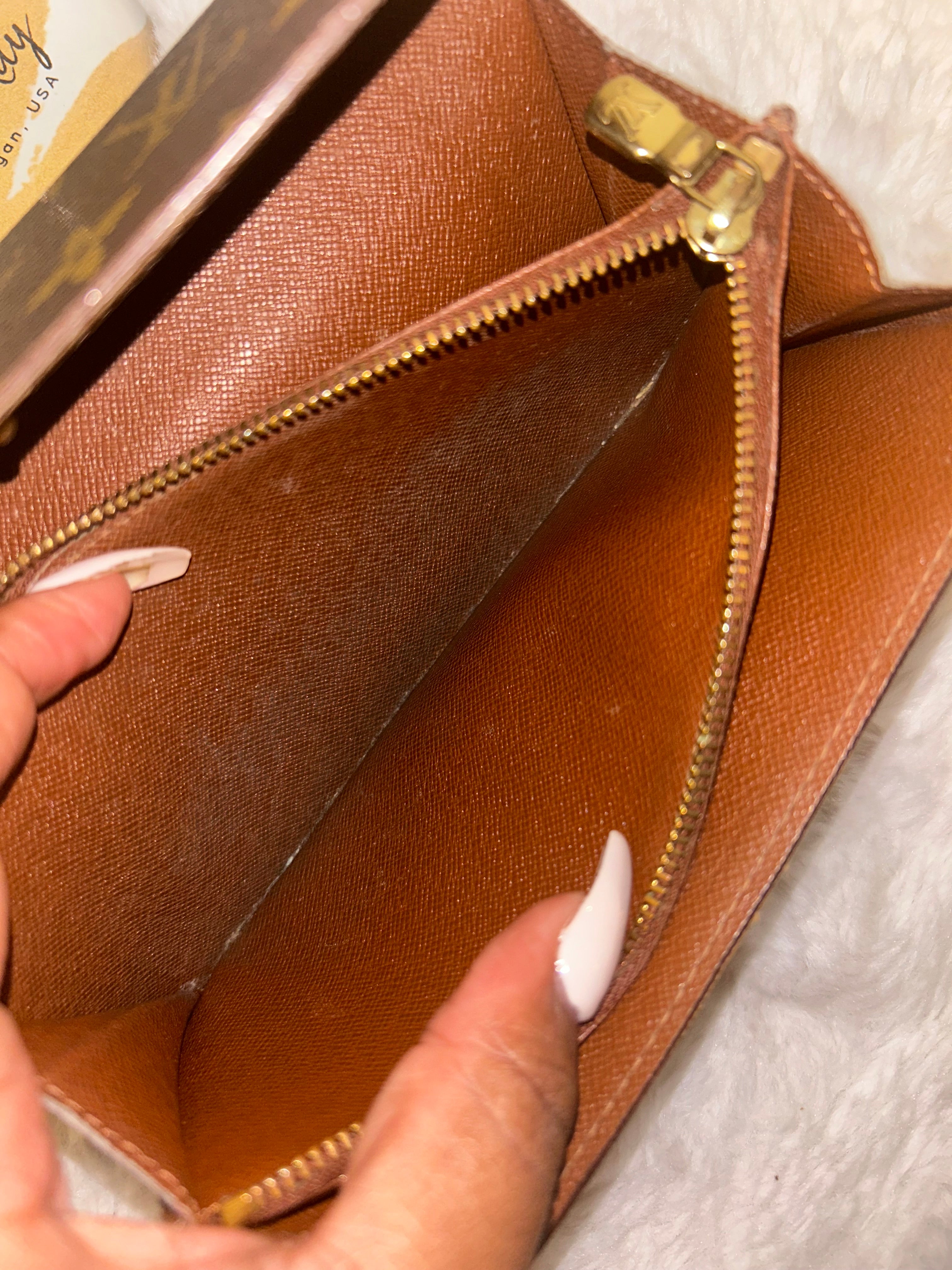 LV Monogram Sarah Wallet