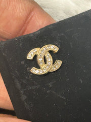 Chanel CC Stud Earrings