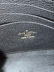 LV Black Empreinte Double Zip Pochette