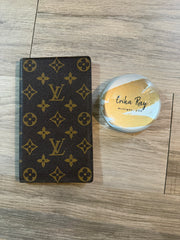 LV Monogram Checkbook Wallet