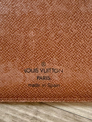 LV Monogram Checkbook Wallet