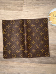 LV Monogram Checkbook Wallet