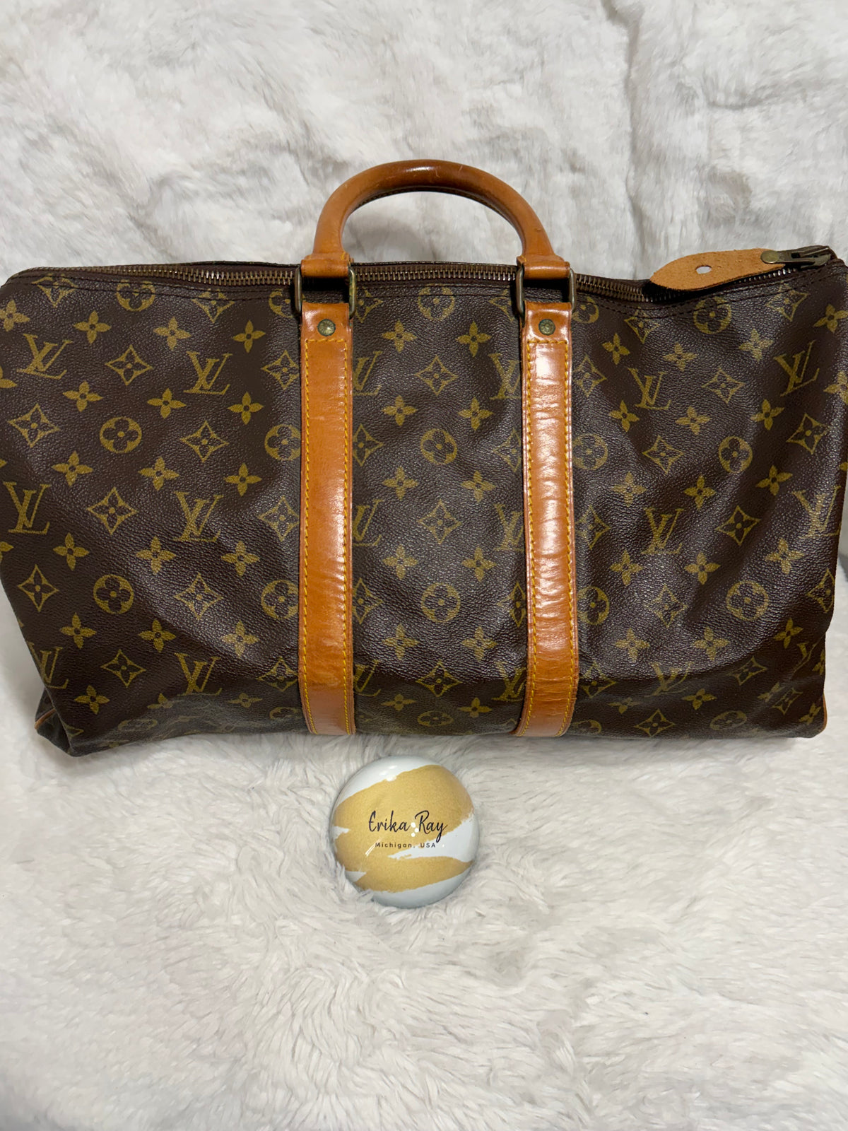 LV Vintage Monogram Keepall 45