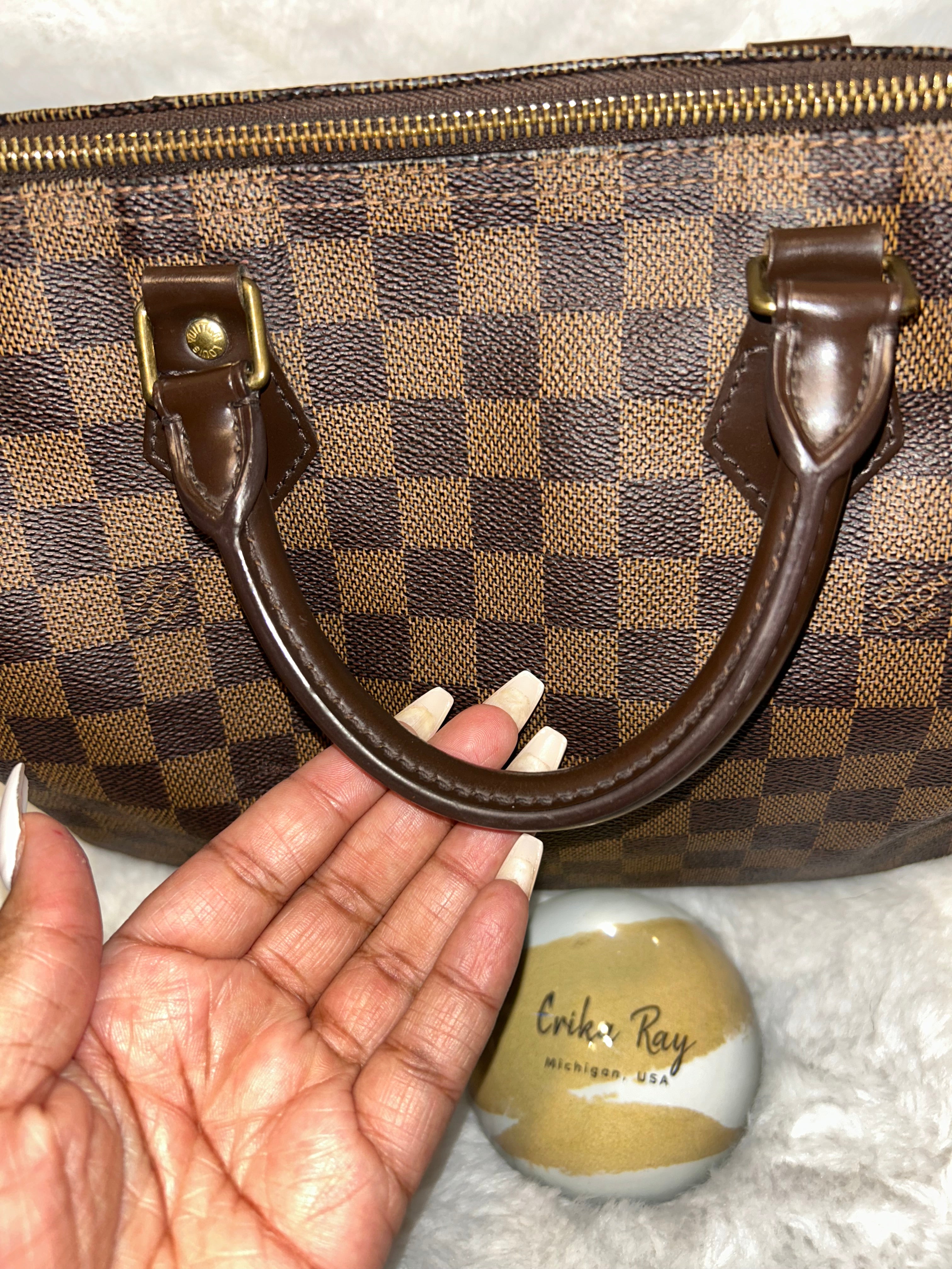 LV Damier Ebene Speedy 30