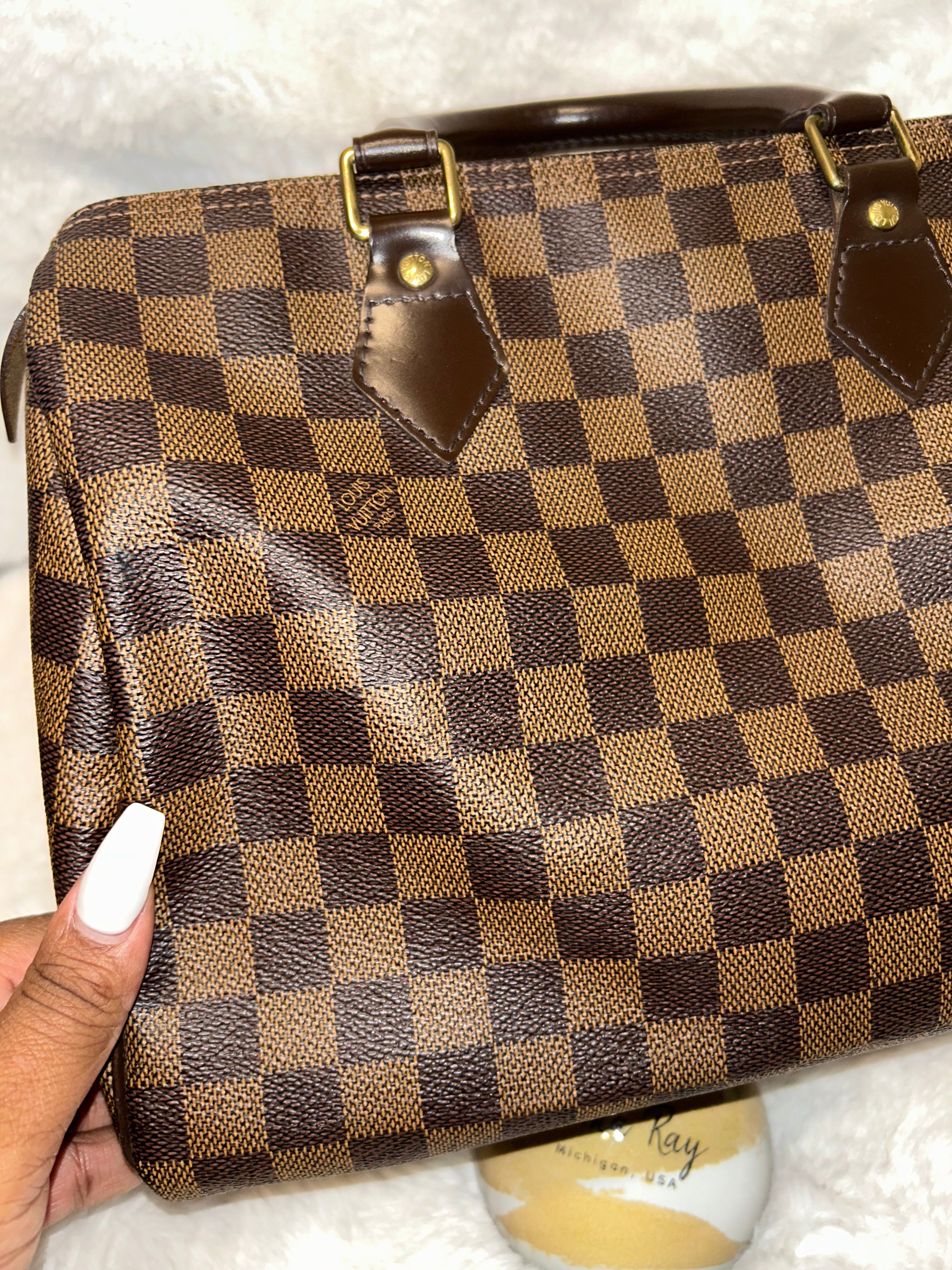 LV Damier Ebene Speedy 30