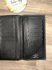 LV Black Taiga Long Wallet