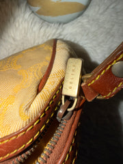 Celine Macadam Logo Canvas Mini Shoulder Bag