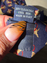 Burberry Vintage Silk Dog Tie