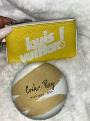 LV Limited Edition Yellow Pochette Cles
