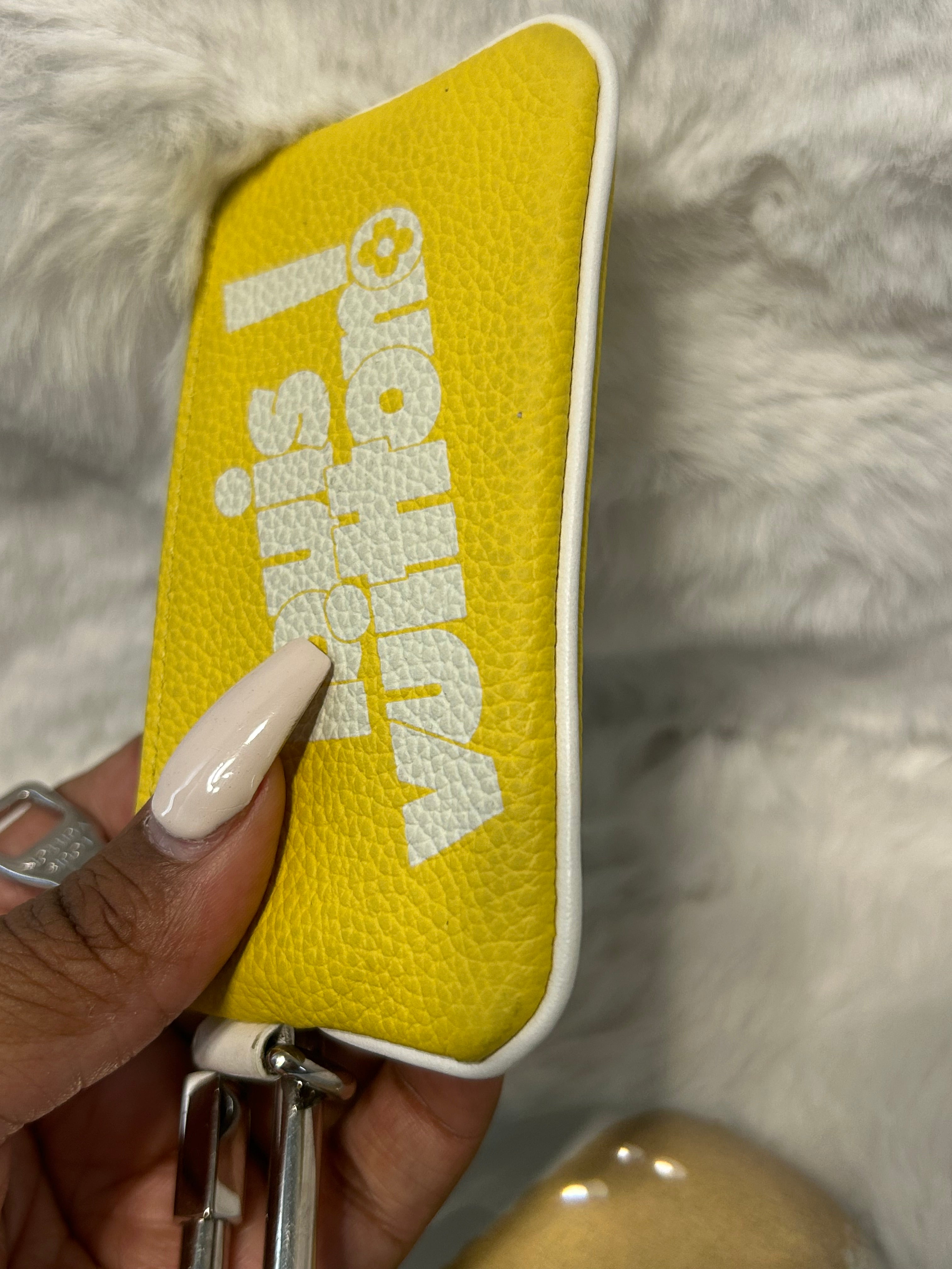 LV Limited Edition Yellow Pochette Cles