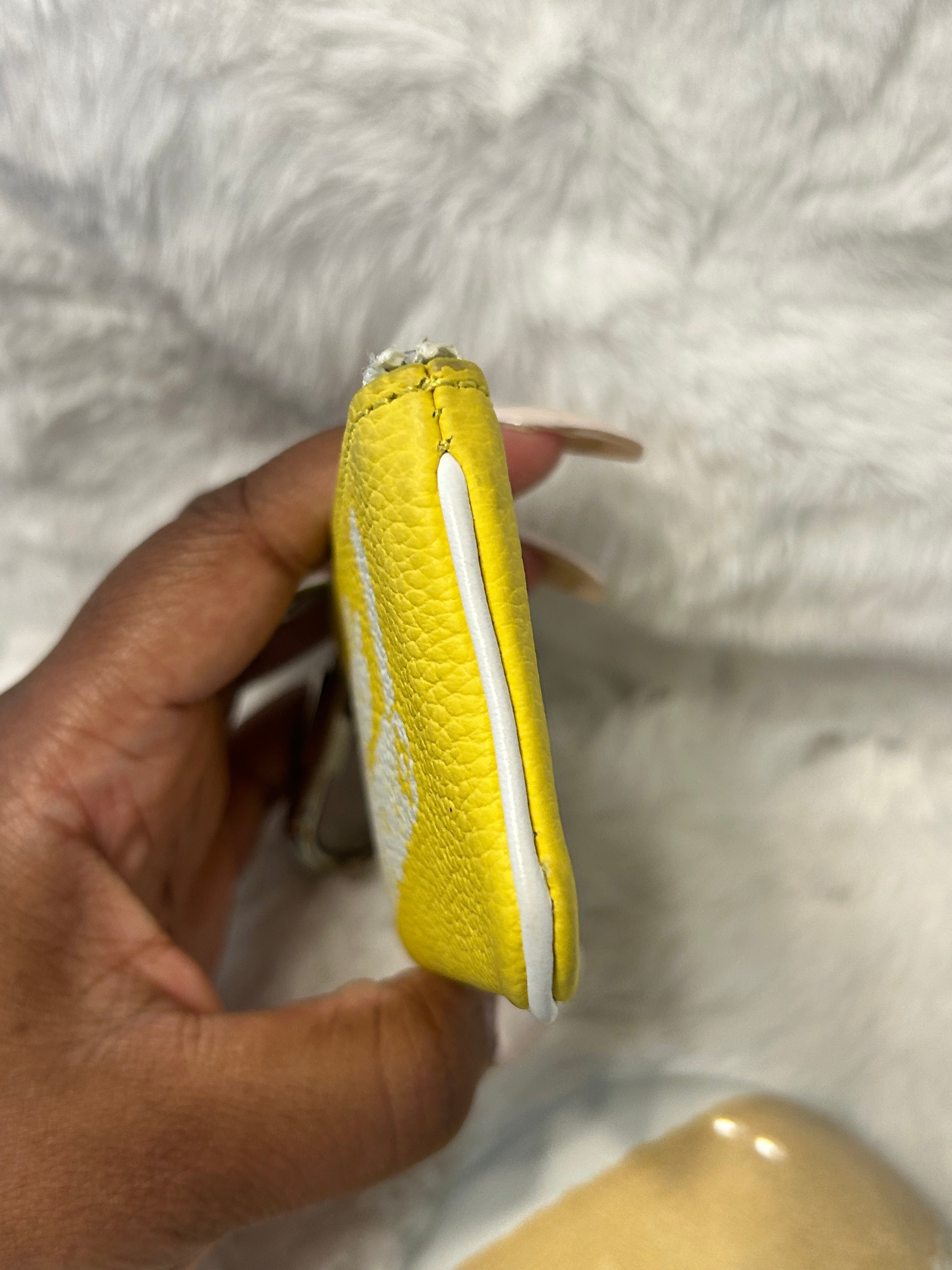 LV Limited Edition Yellow Pochette Cles