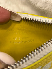 LV Limited Edition Yellow Pochette Cles