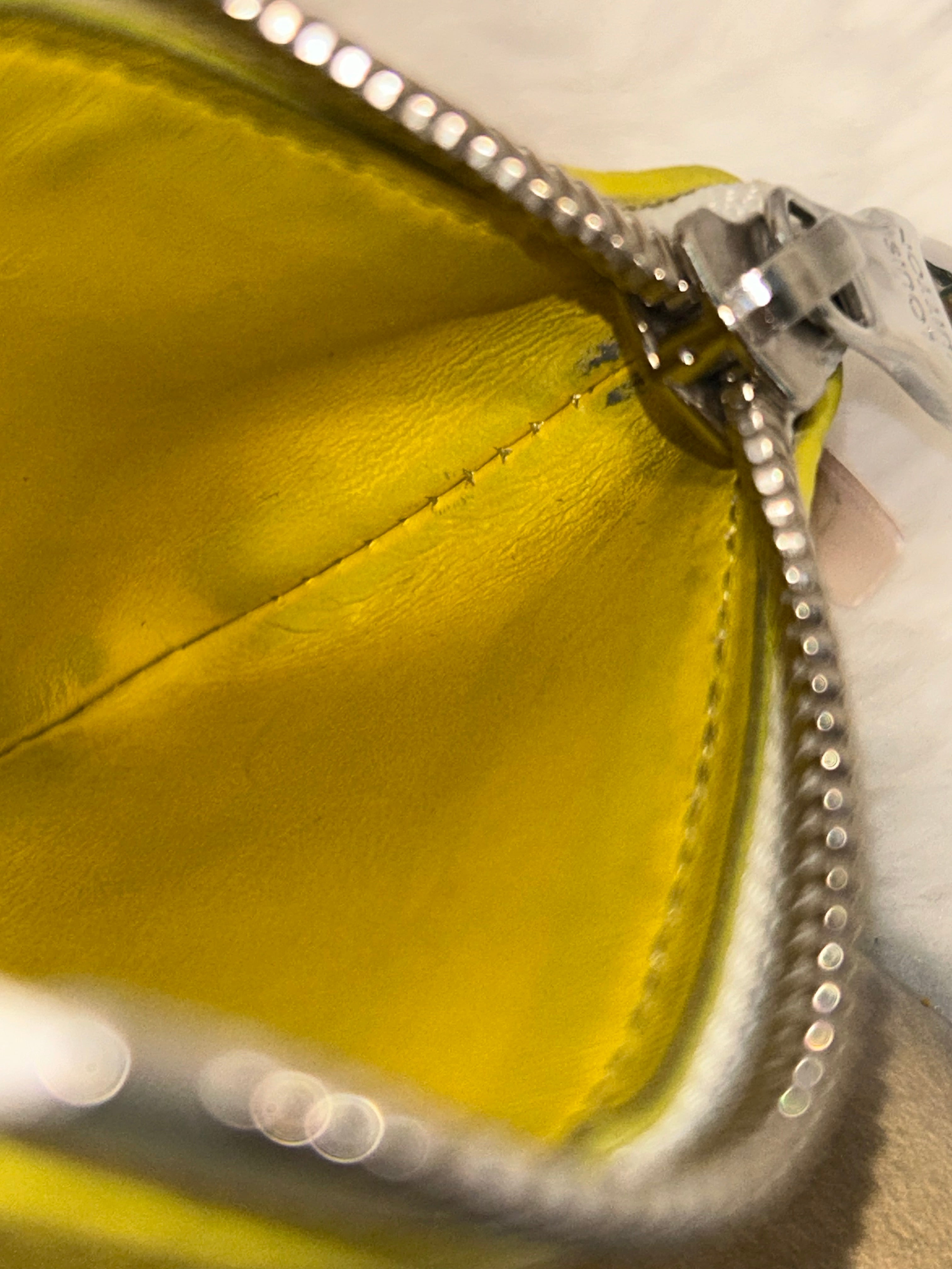 LV Limited Edition Yellow Pochette Cles