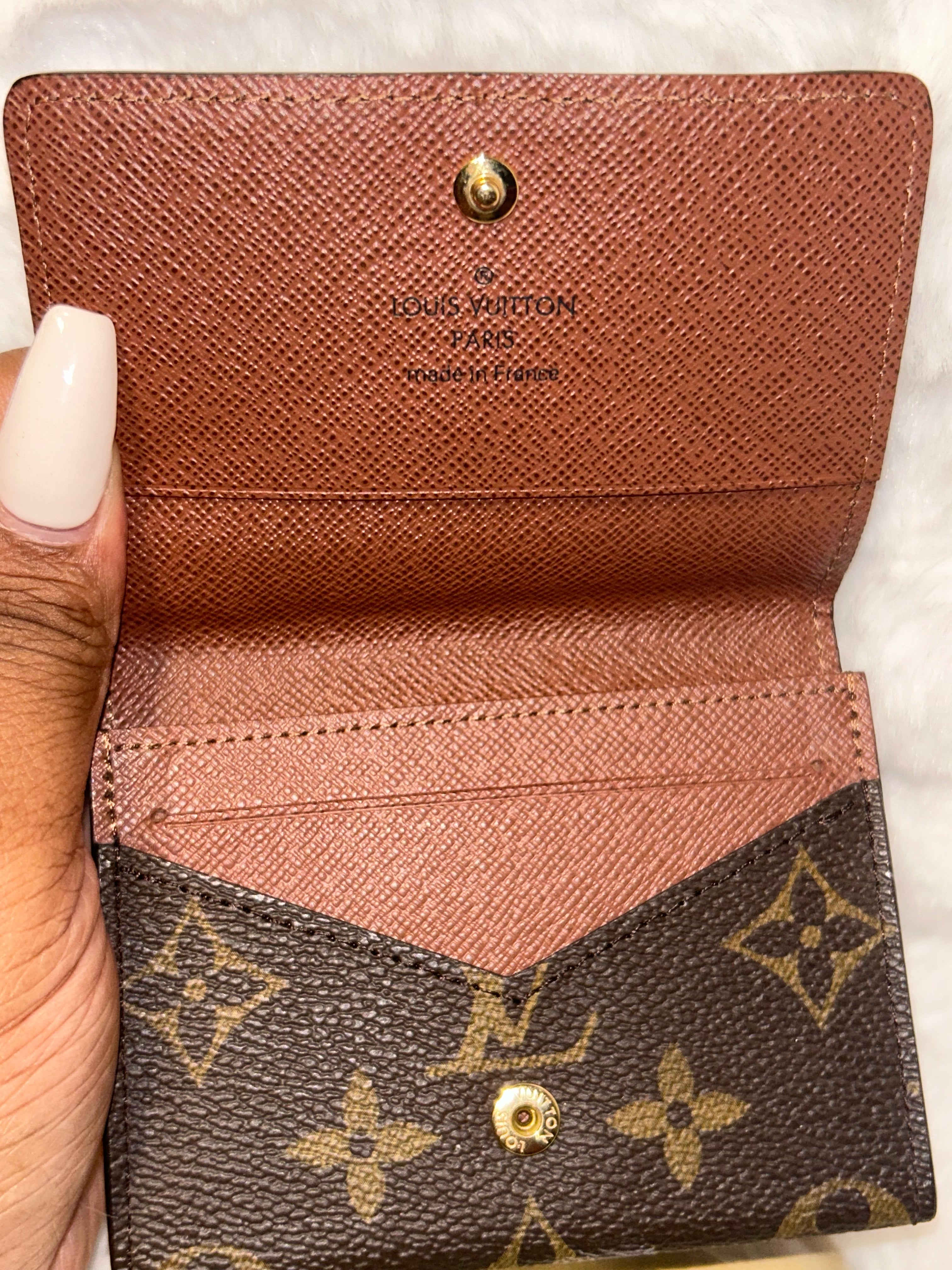 LV Monogram Business Card Case