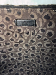 Gucci Leopard Print Laptop Case OR Clutch