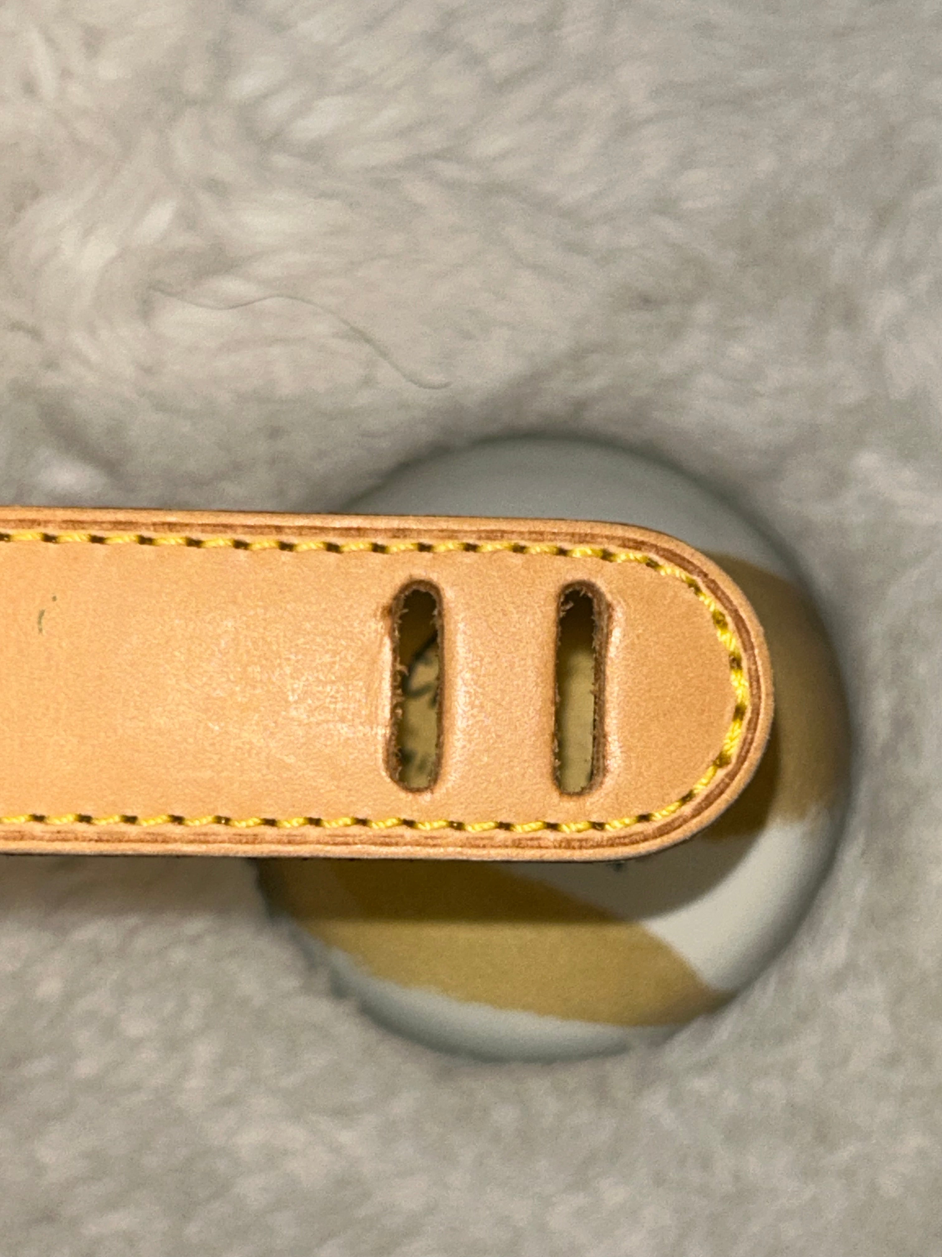 LV Vachetta Shoulder Pad (for strap)