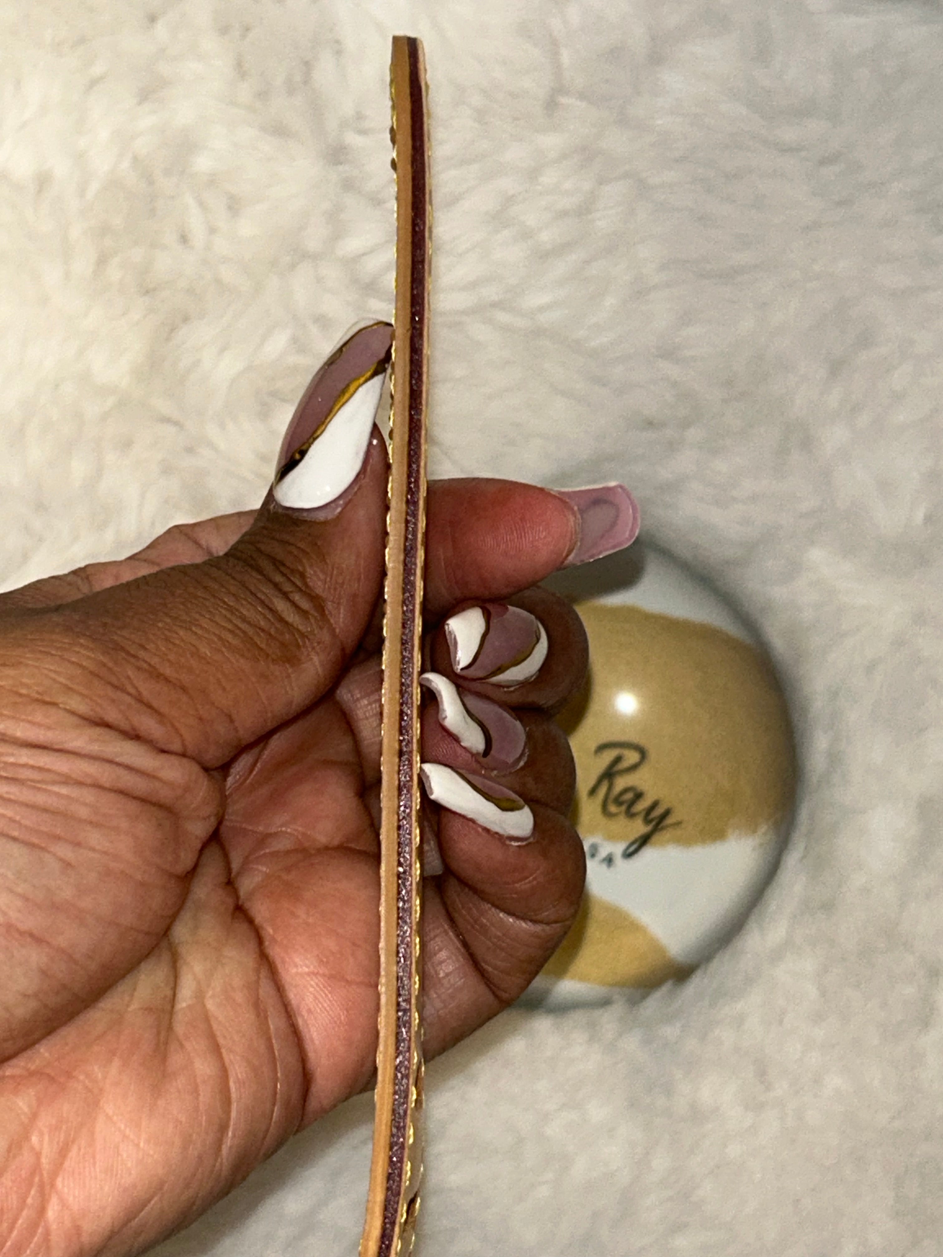 LV Vachetta Shoulder Pad (for strap)
