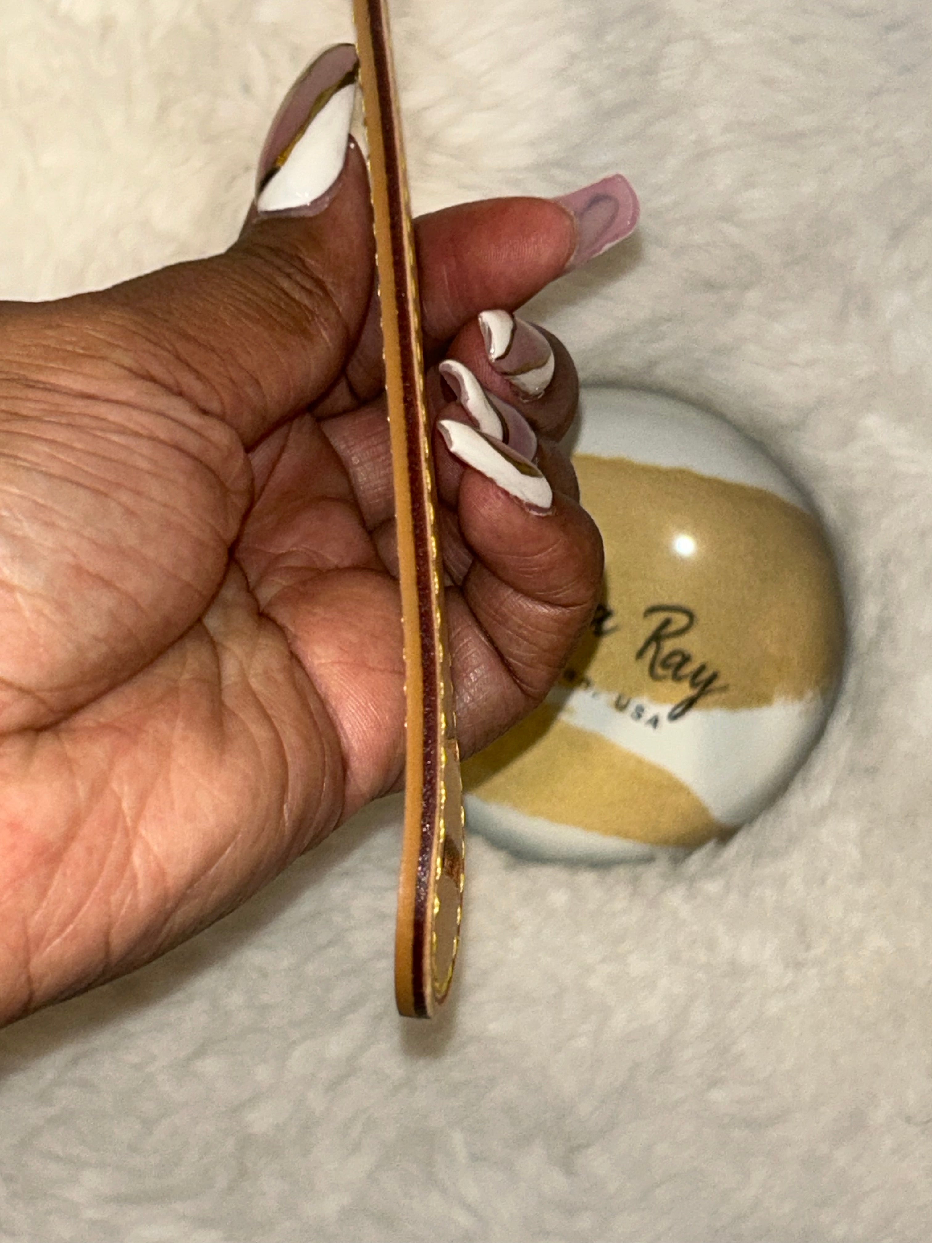 LV Vachetta Shoulder Pad (for strap)