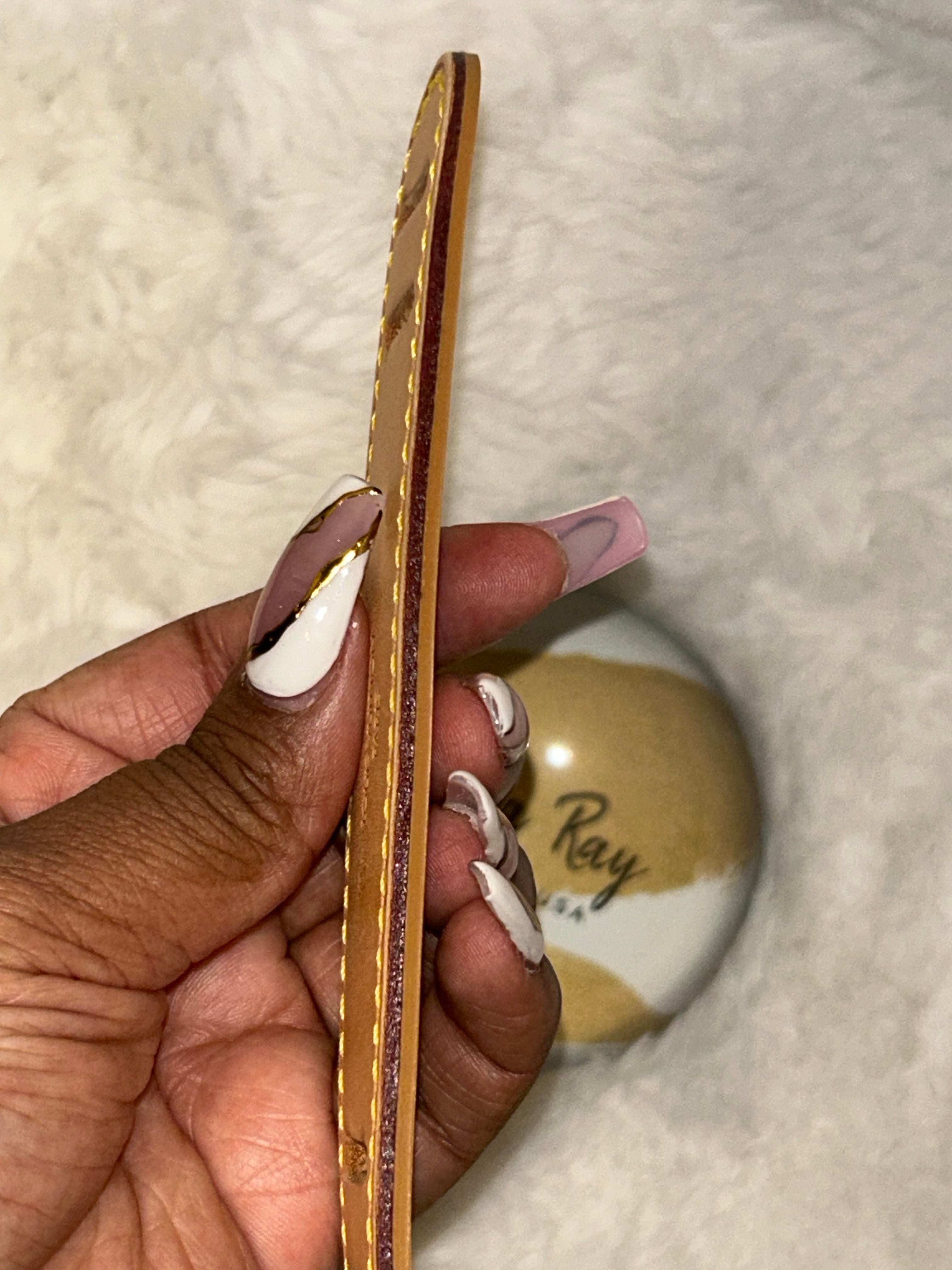 LV Vachetta Shoulder Pad (for strap)