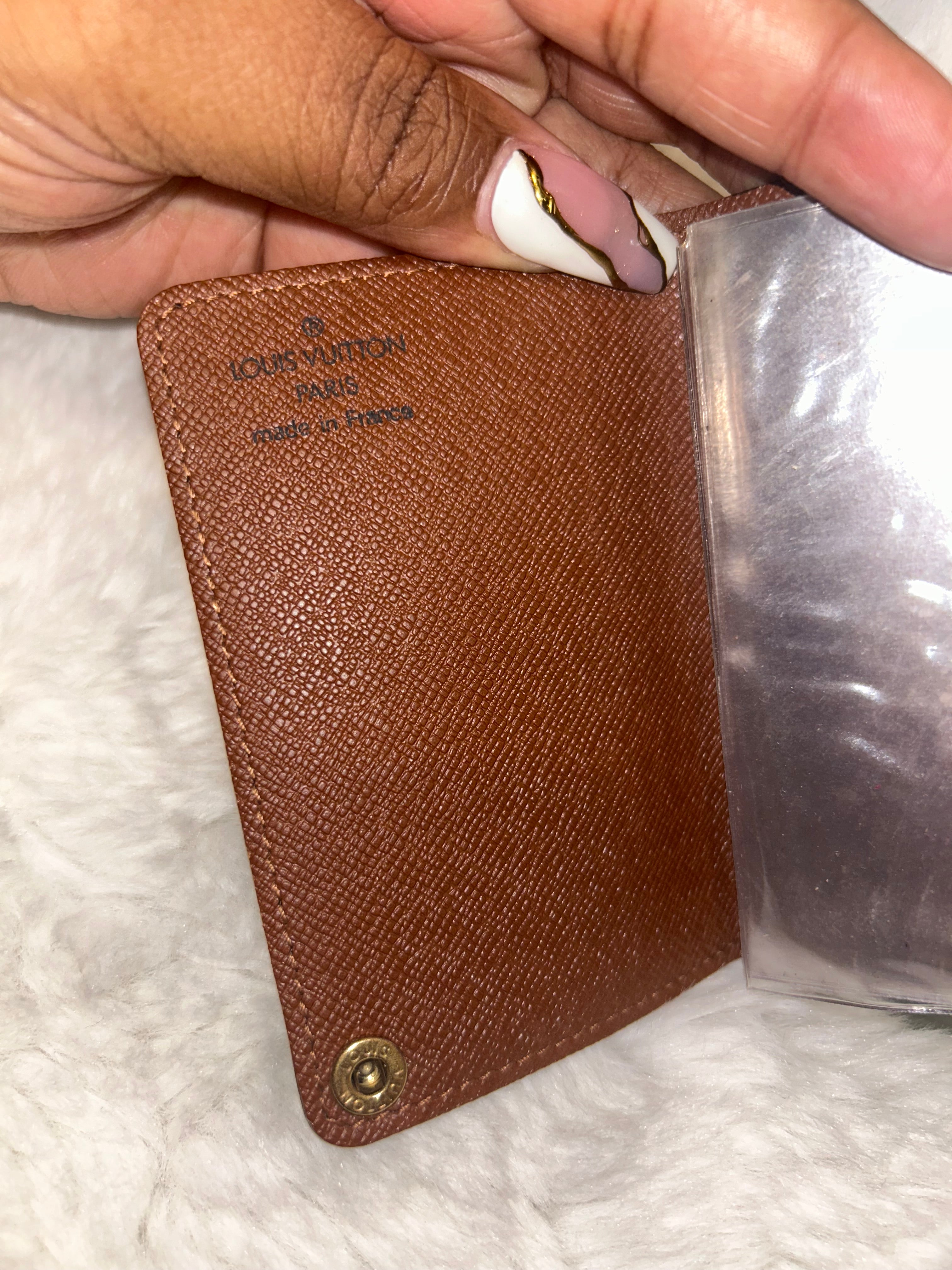 LV Monogram Card/Photo Holder