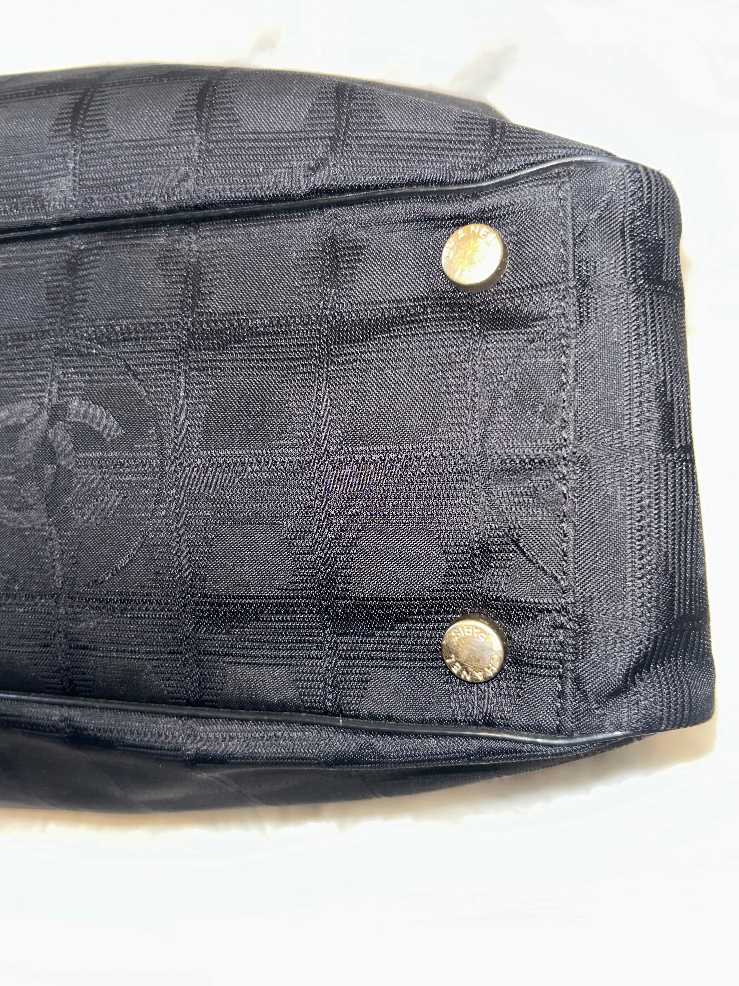 Chanel Black Travel Tote