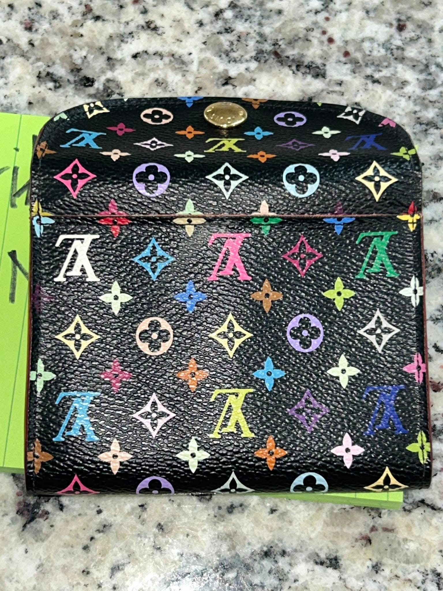 LV Multicolor Card Case