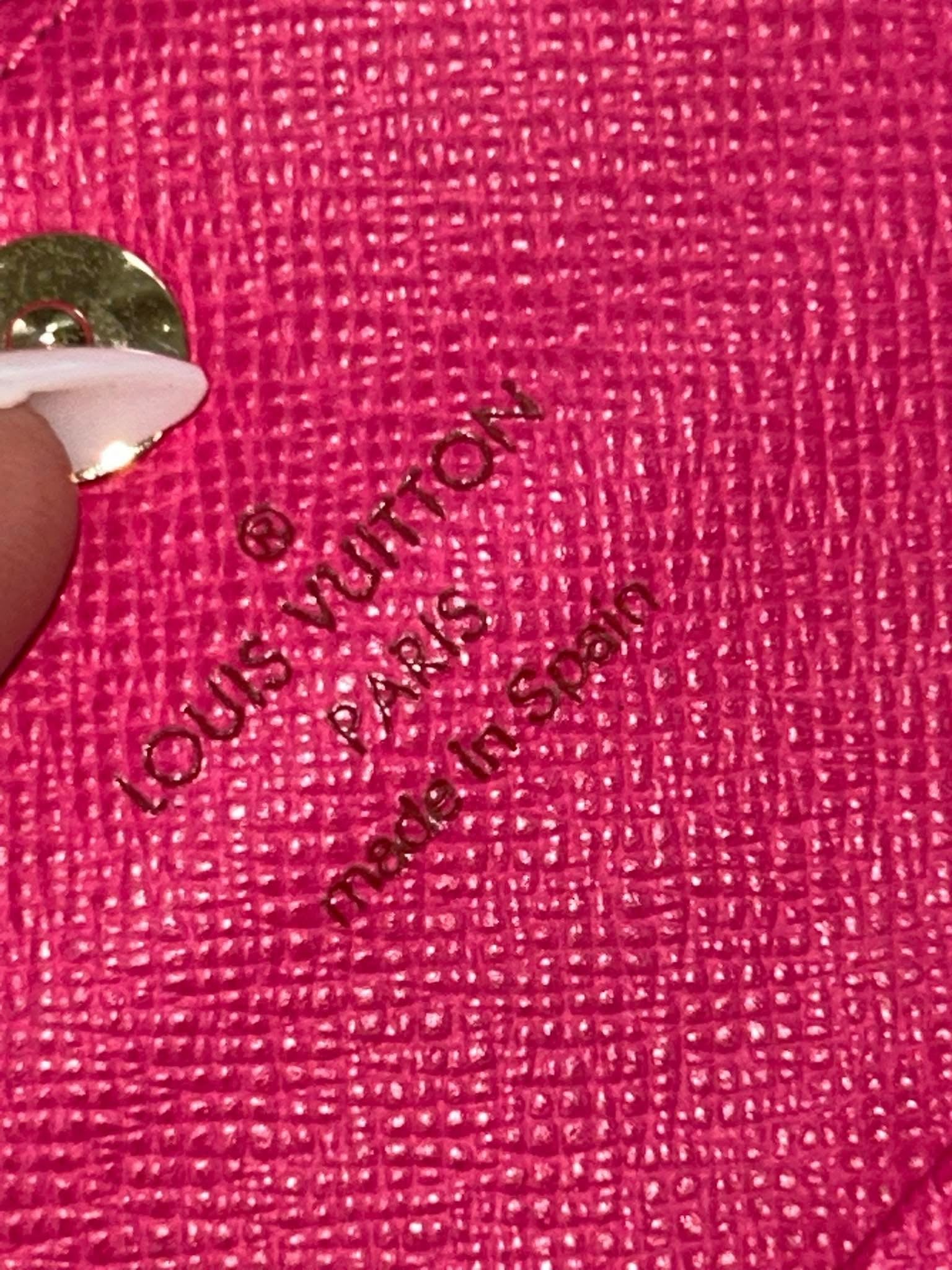 LV Multicolor Card Case