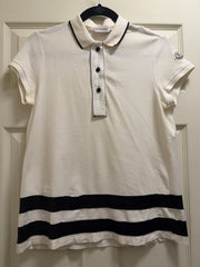 Moncler Black & White Polo Shirt