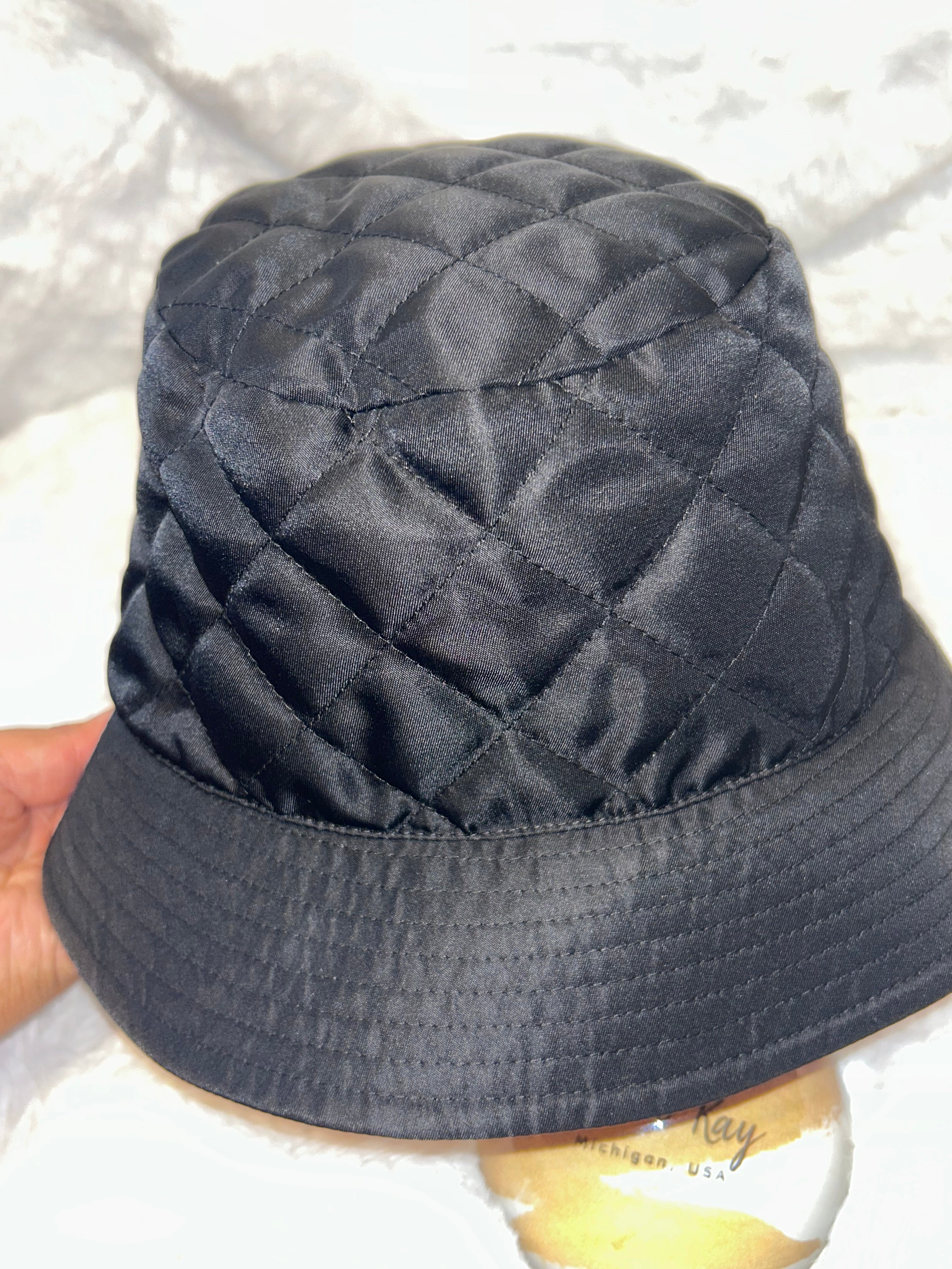 Celine Black Bucket Hat