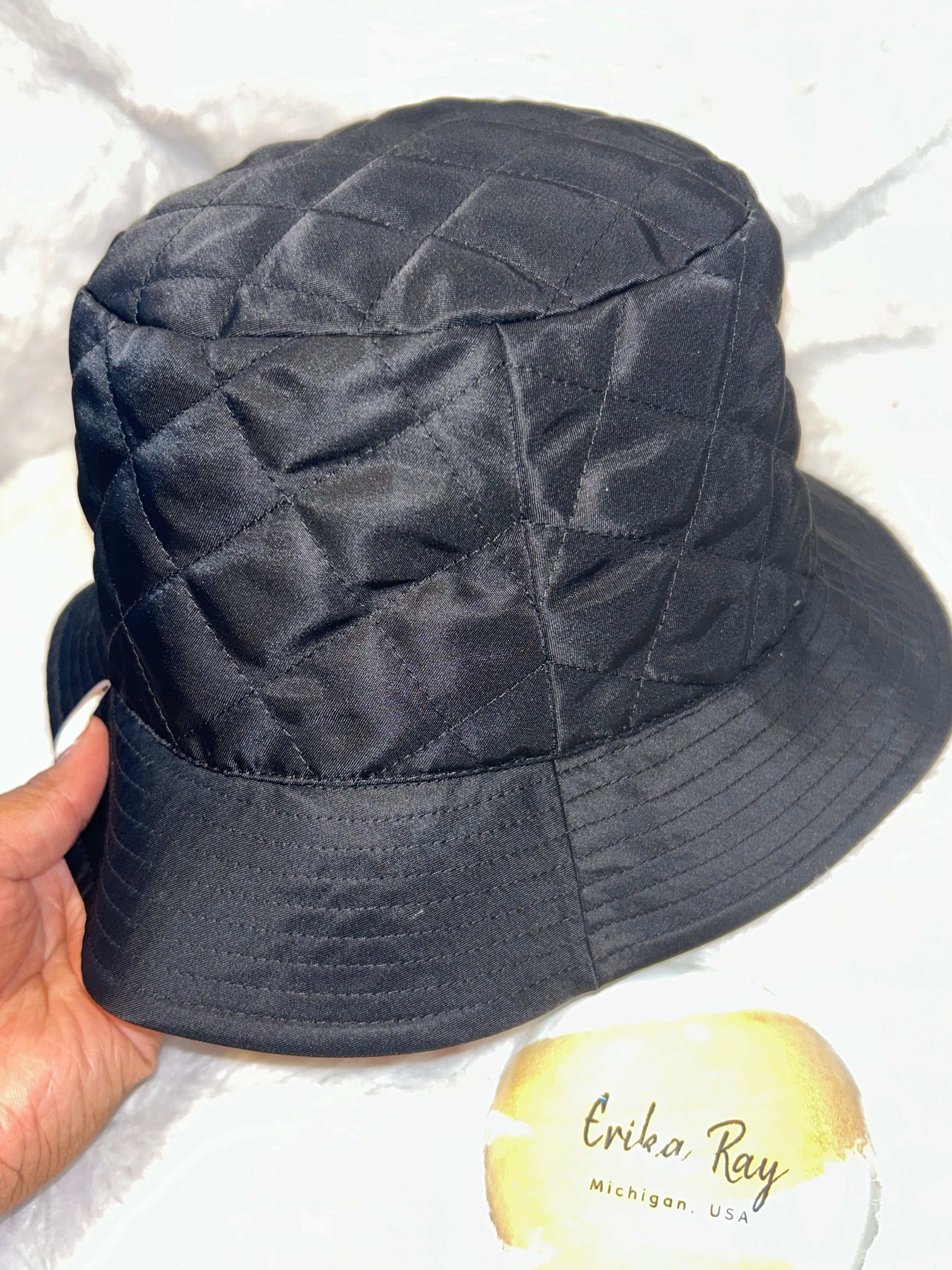 Celine Black Bucket Hat