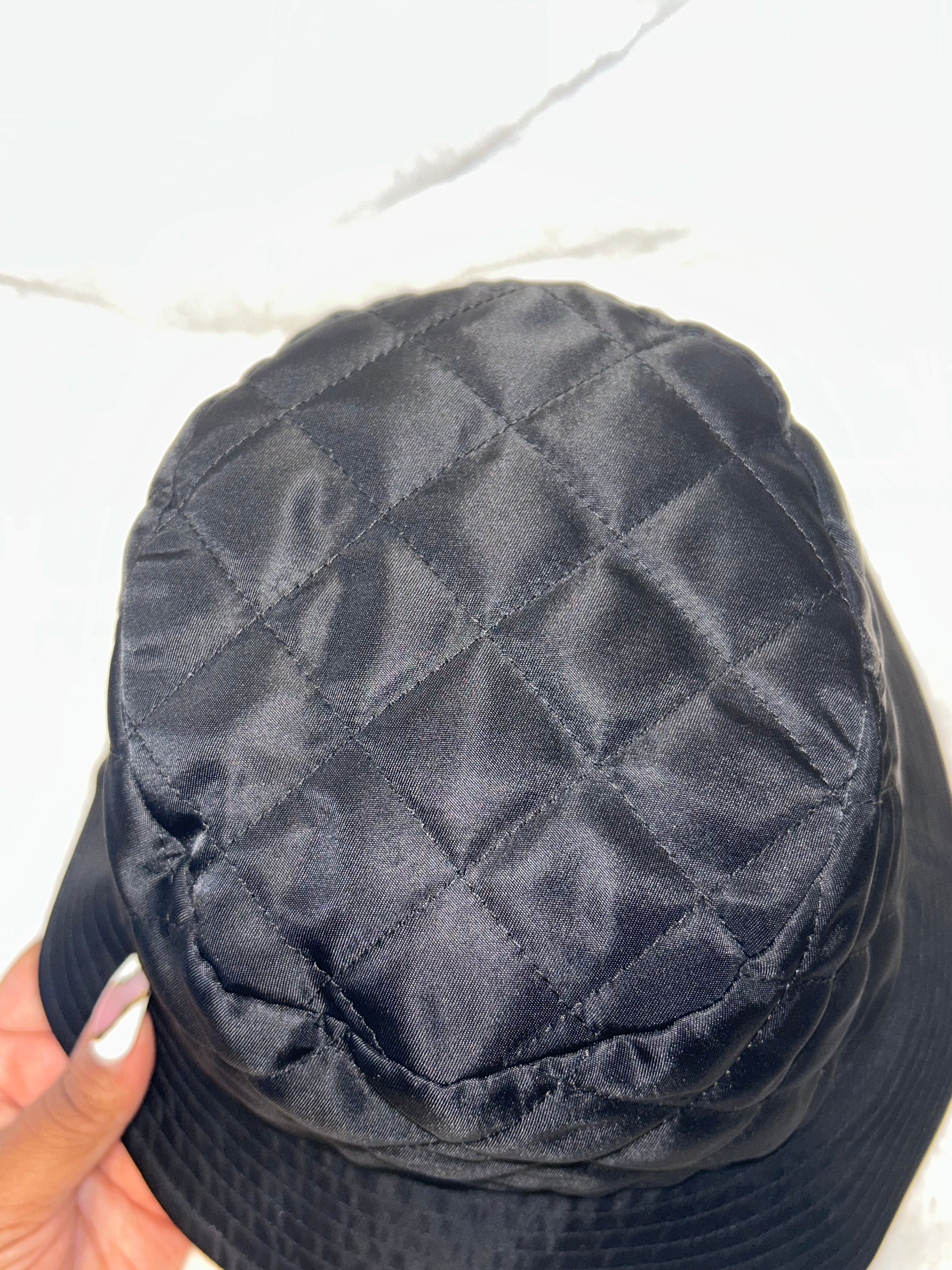 Celine Black Bucket Hat